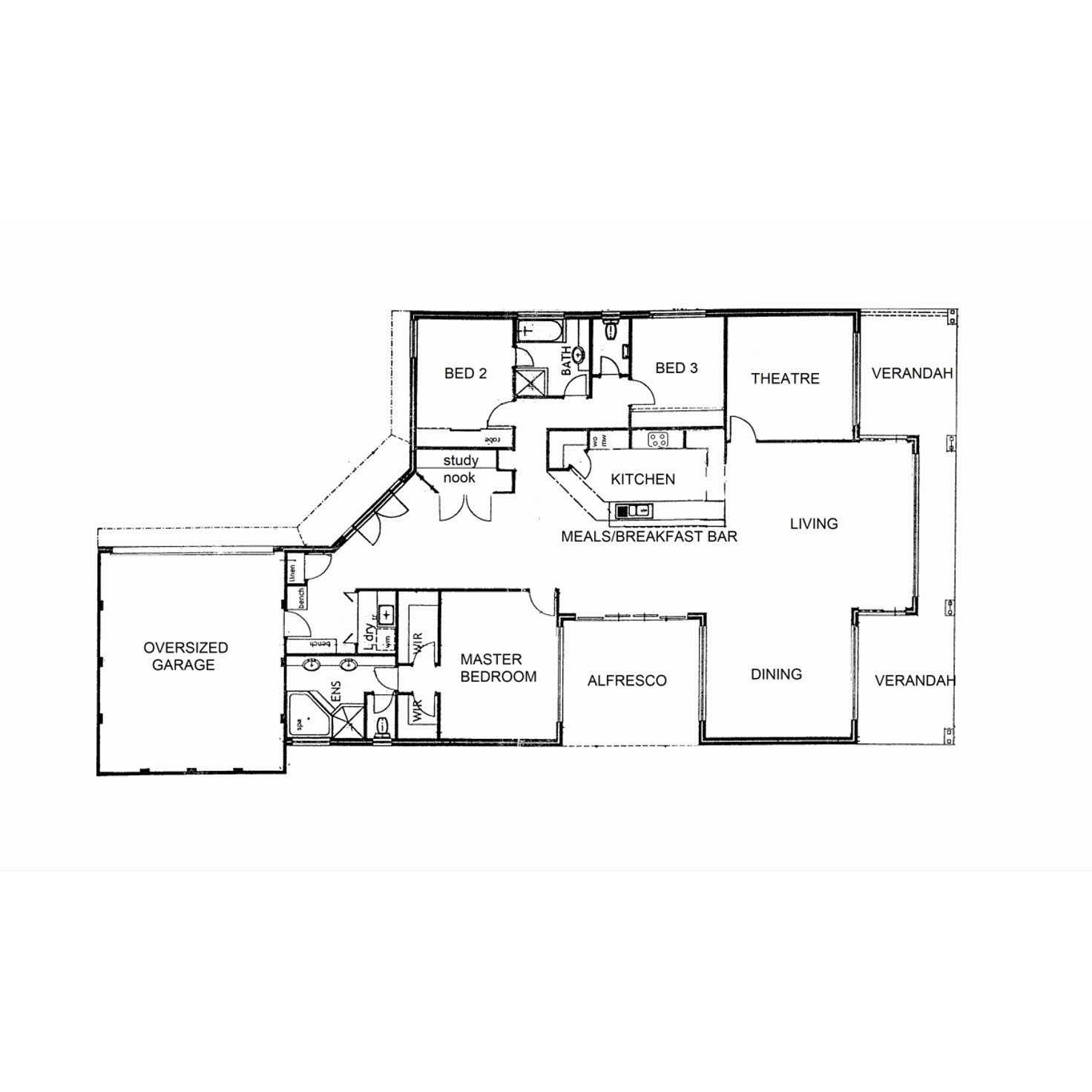 Floorplan of Homely house listing, 414 Safety Bay Road, Safety Bay WA 6169