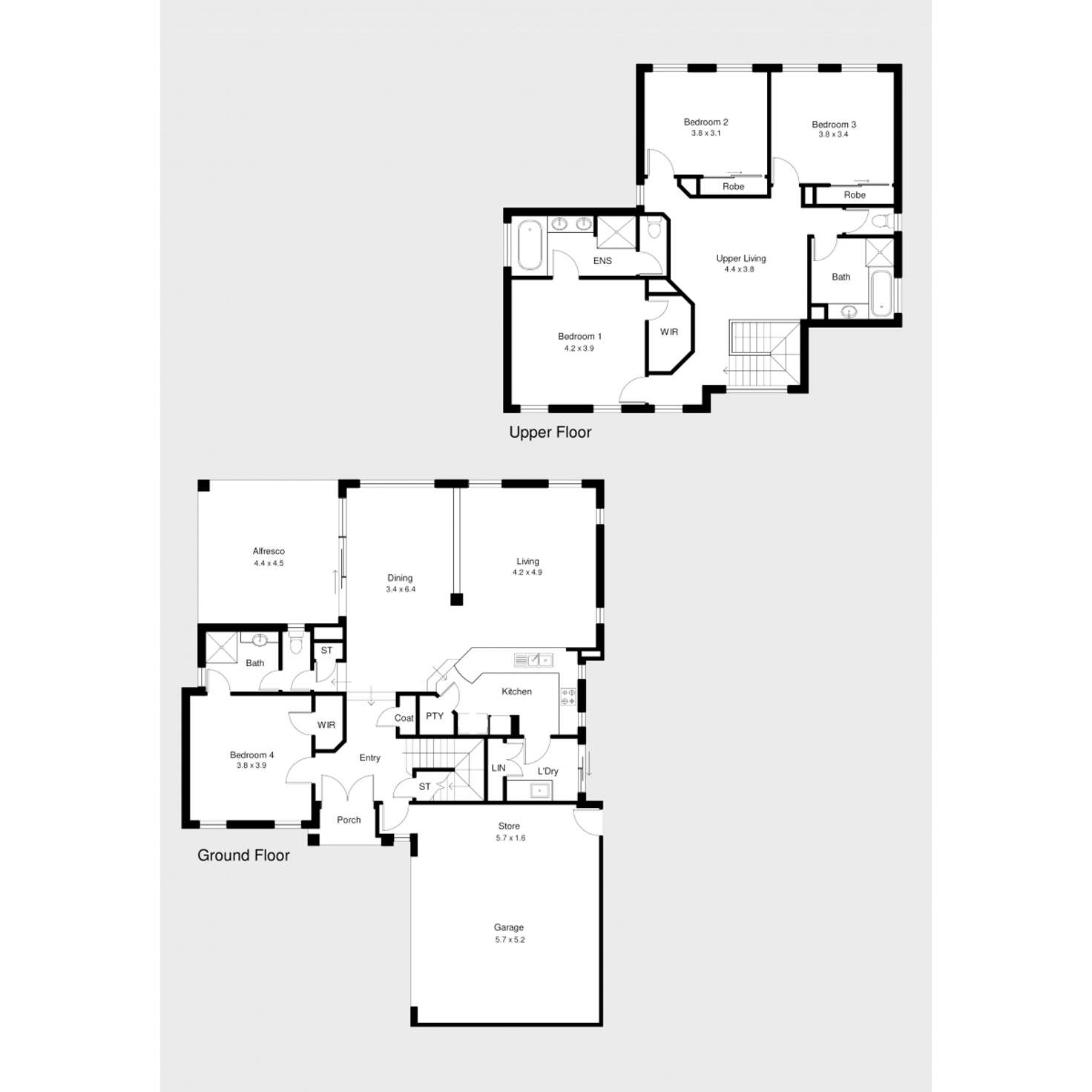 Floorplan of Homely house listing, 27A Crocker Way, Innaloo WA 6018