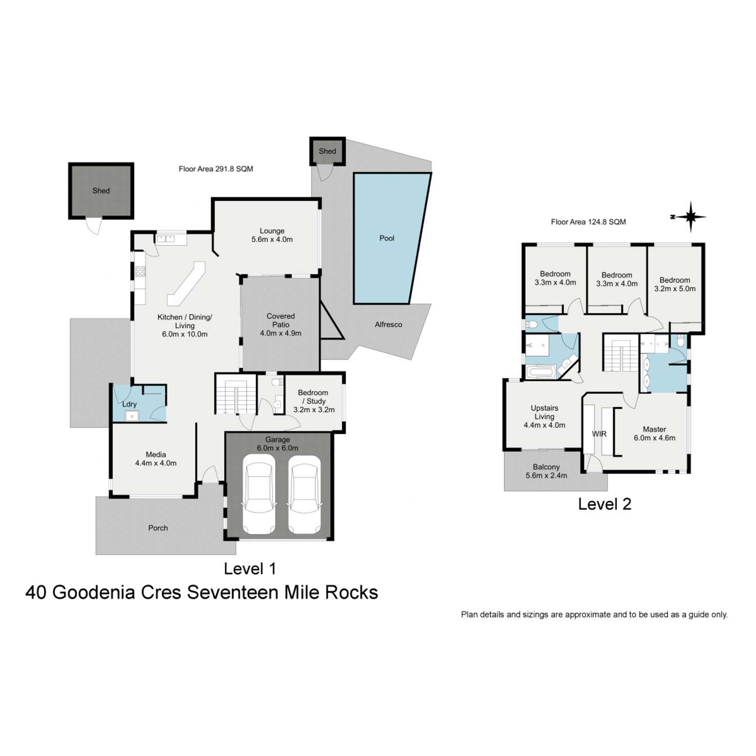 Floorplan of Homely house listing, 40 Goodenia Crescent, Seventeen Mile Rocks QLD 4073