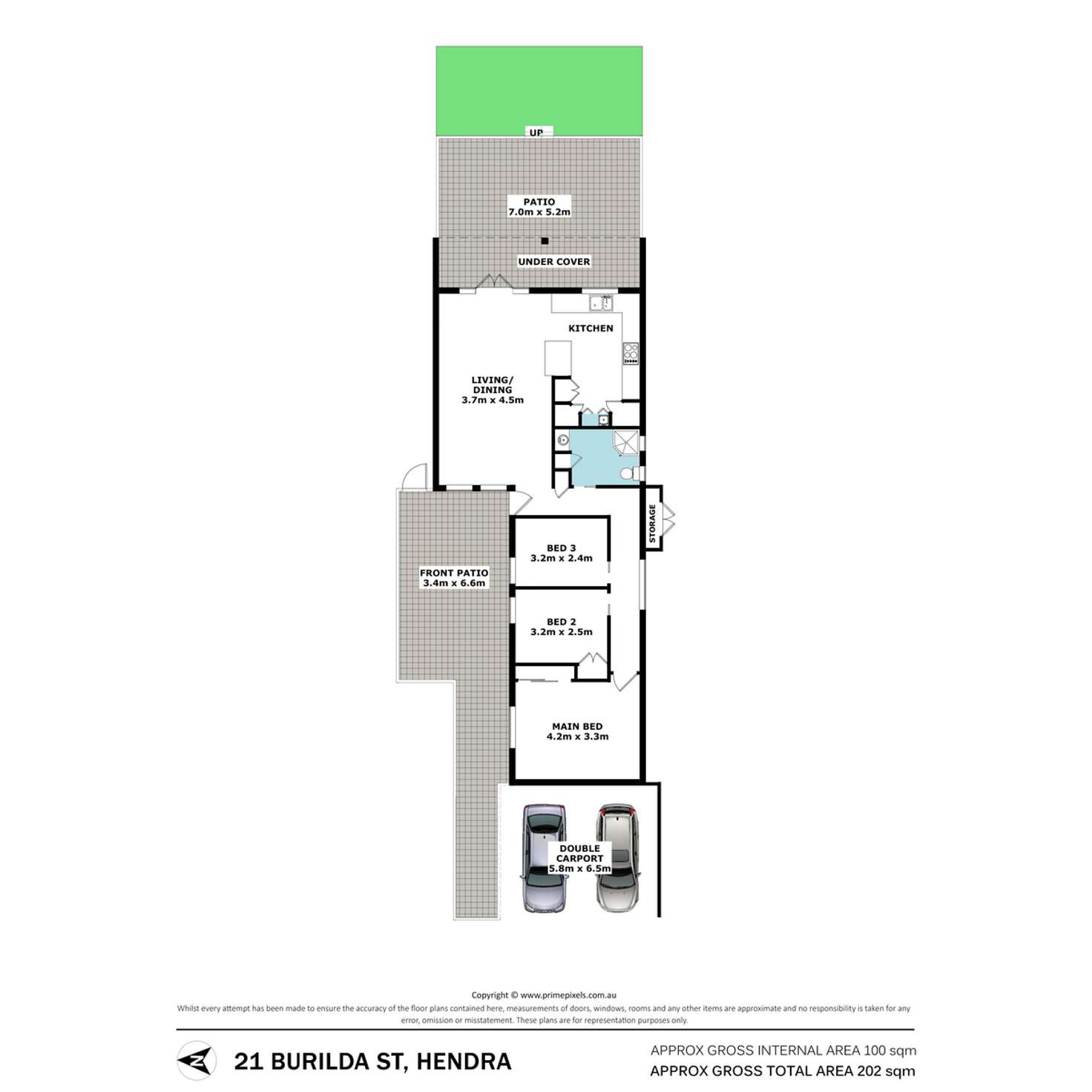 Floorplan of Homely house listing, 21 Burilda Street, Hendra QLD 4011