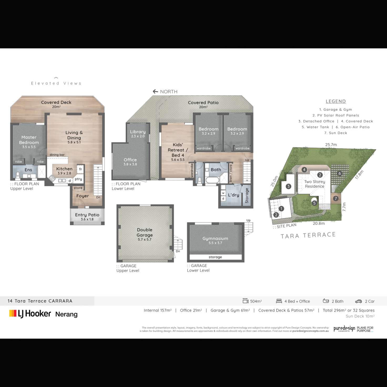 Floorplan of Homely house listing, 14 Tara Terrace, Carrara QLD 4211