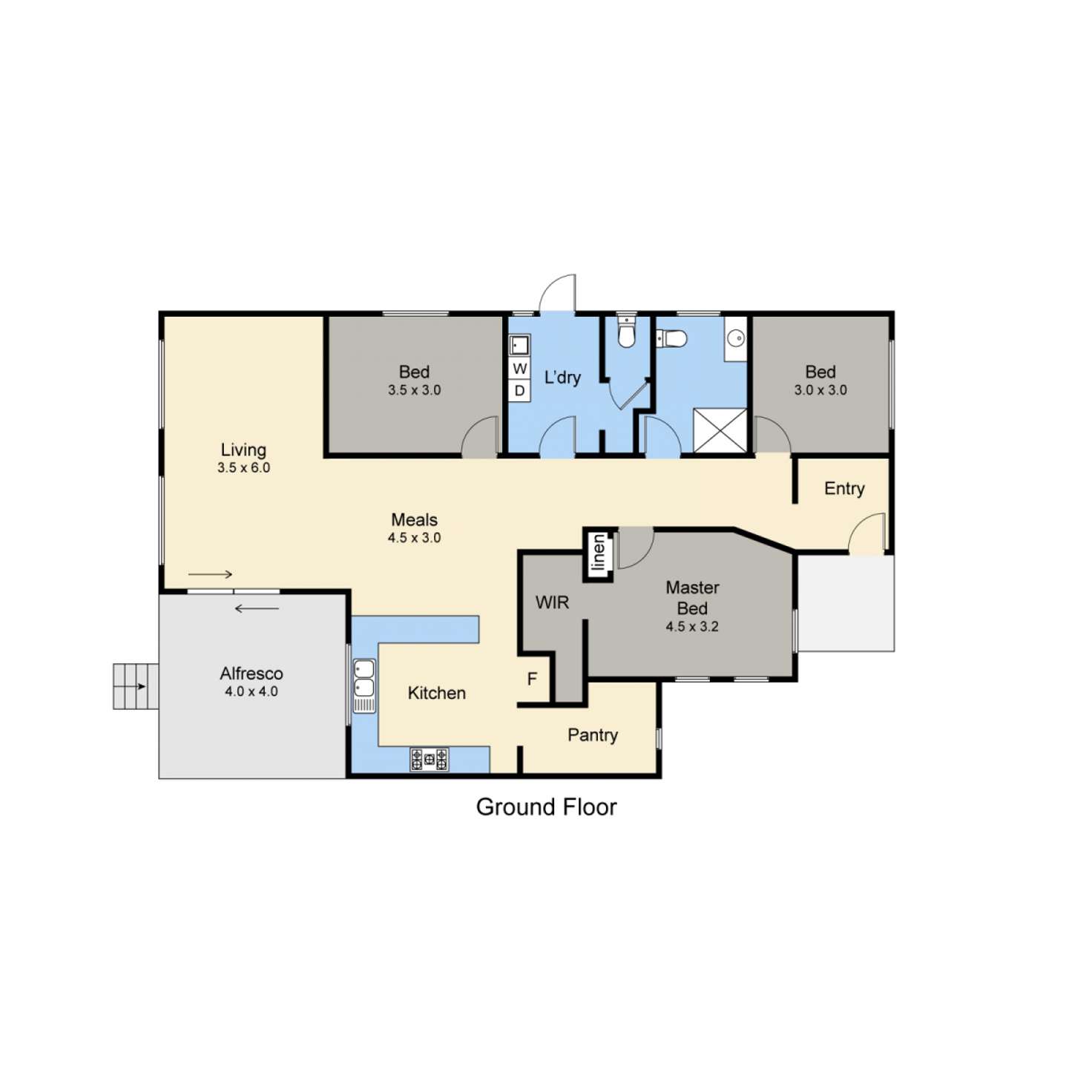 Floorplan of Homely house listing, 16 Kooringa Court, Rosebud VIC 3939