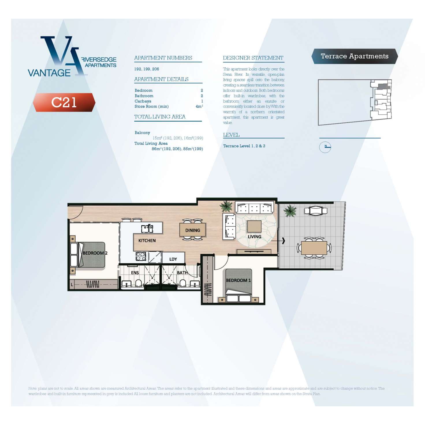 Floorplan of Homely apartment listing, B15/60 Riversdale Road, Rivervale WA 6103