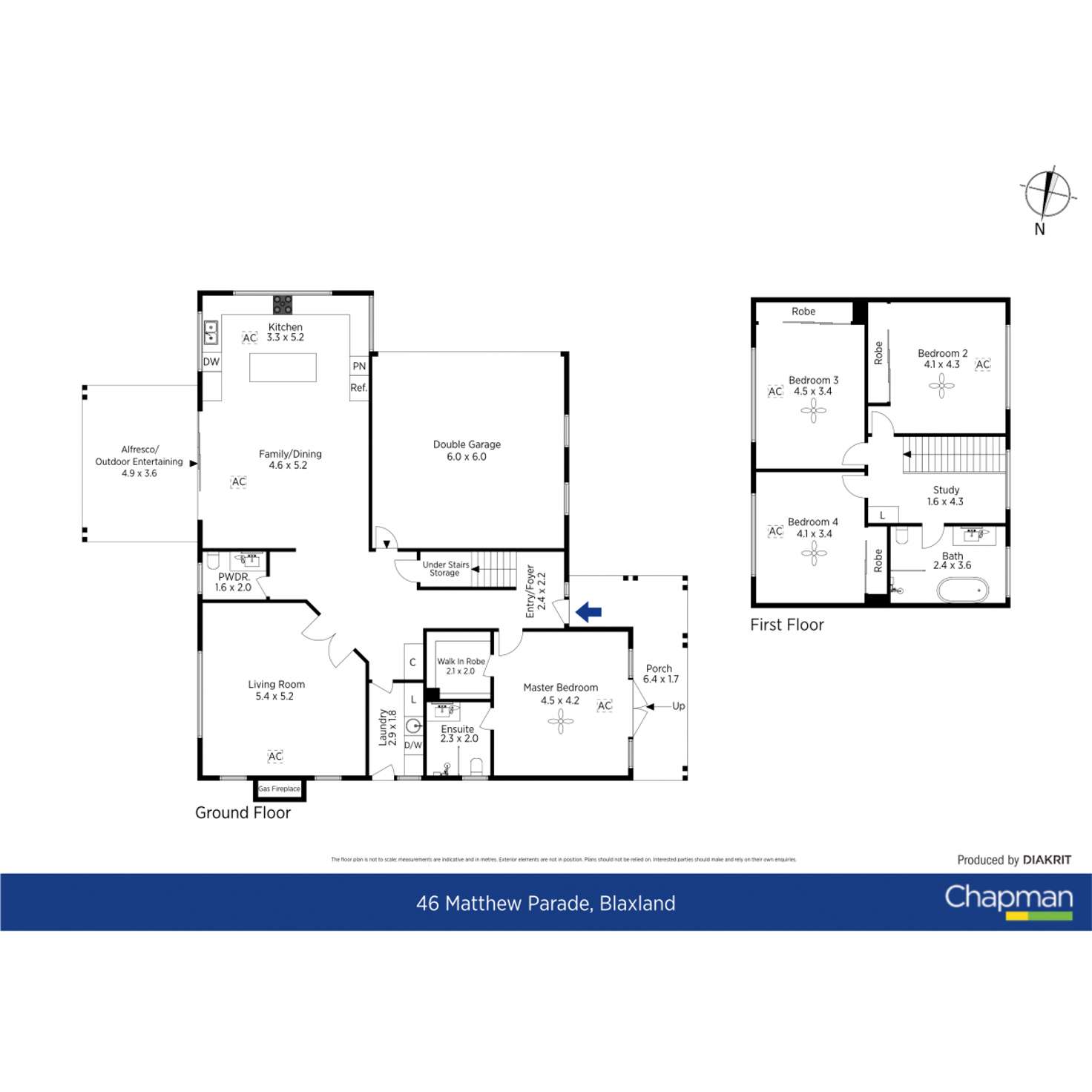 Floorplan of Homely house listing, 46 Matthew Parade, Blaxland NSW 2774