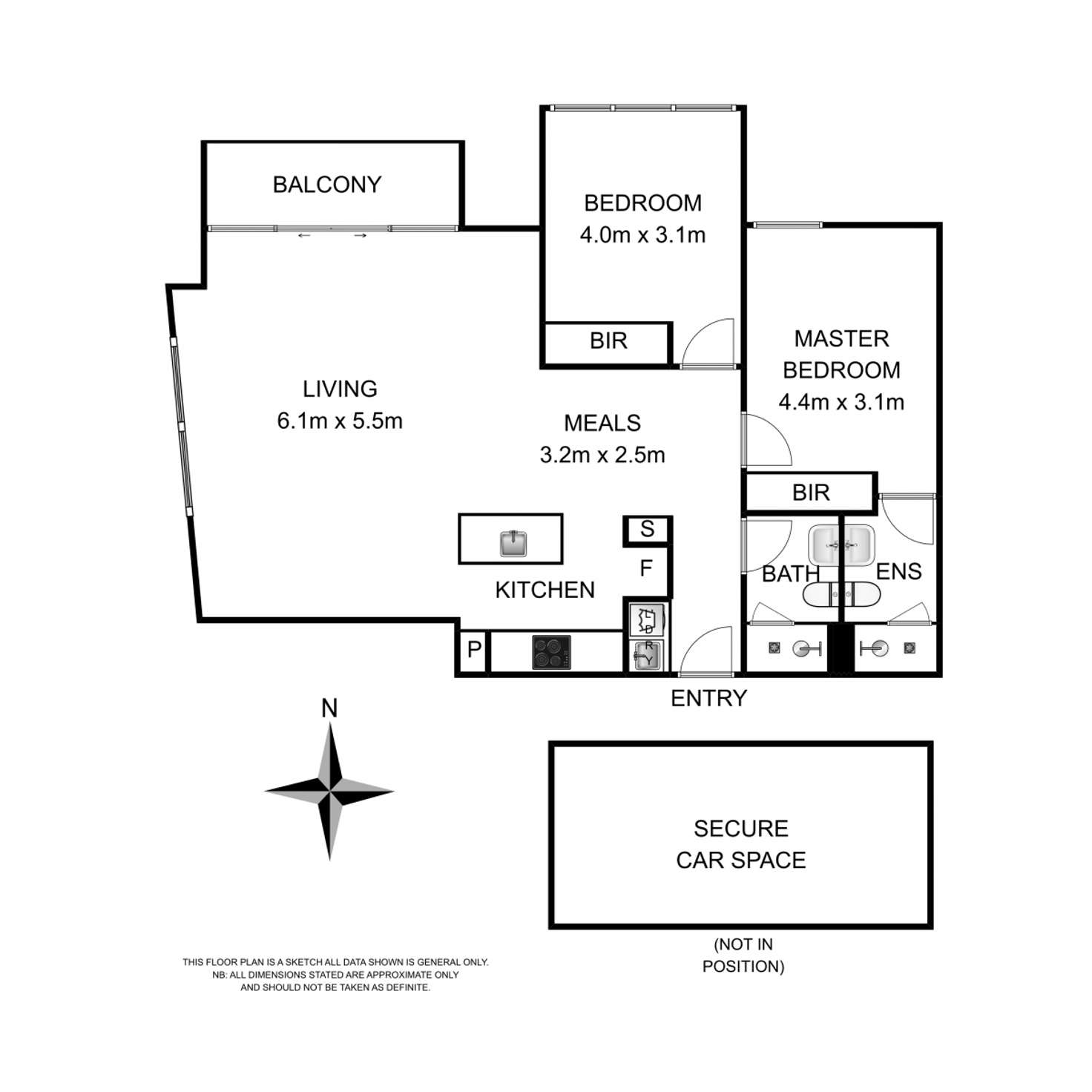Floorplan of Homely apartment listing, 408/311 Burwood Road, Hawthorn VIC 3122