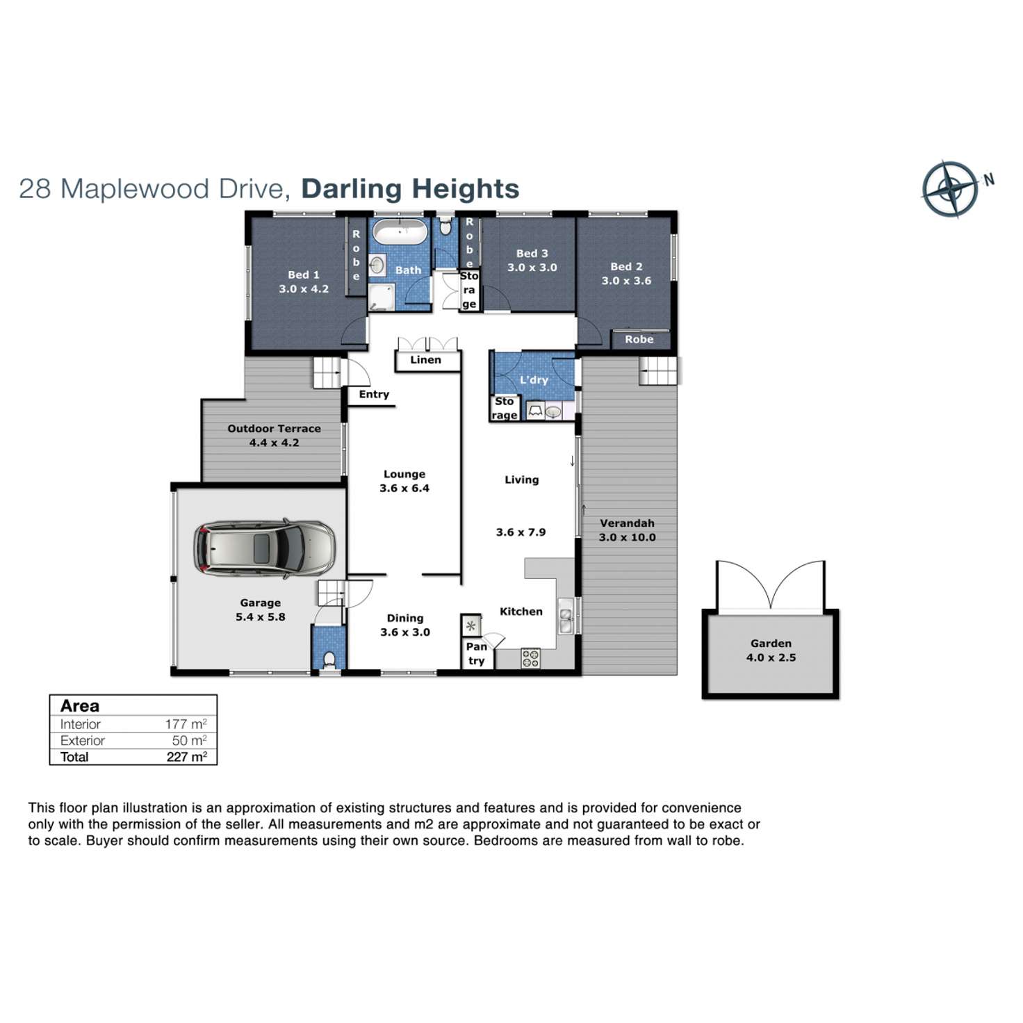 Floorplan of Homely house listing, 28 Maplewood Drive, Darling Heights QLD 4350