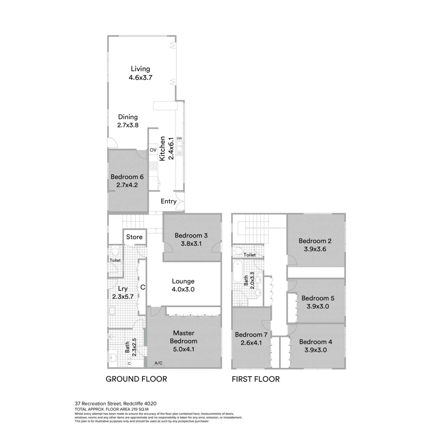 Floorplan of Homely house listing, 37 Recreation Street, Redcliffe QLD 4020