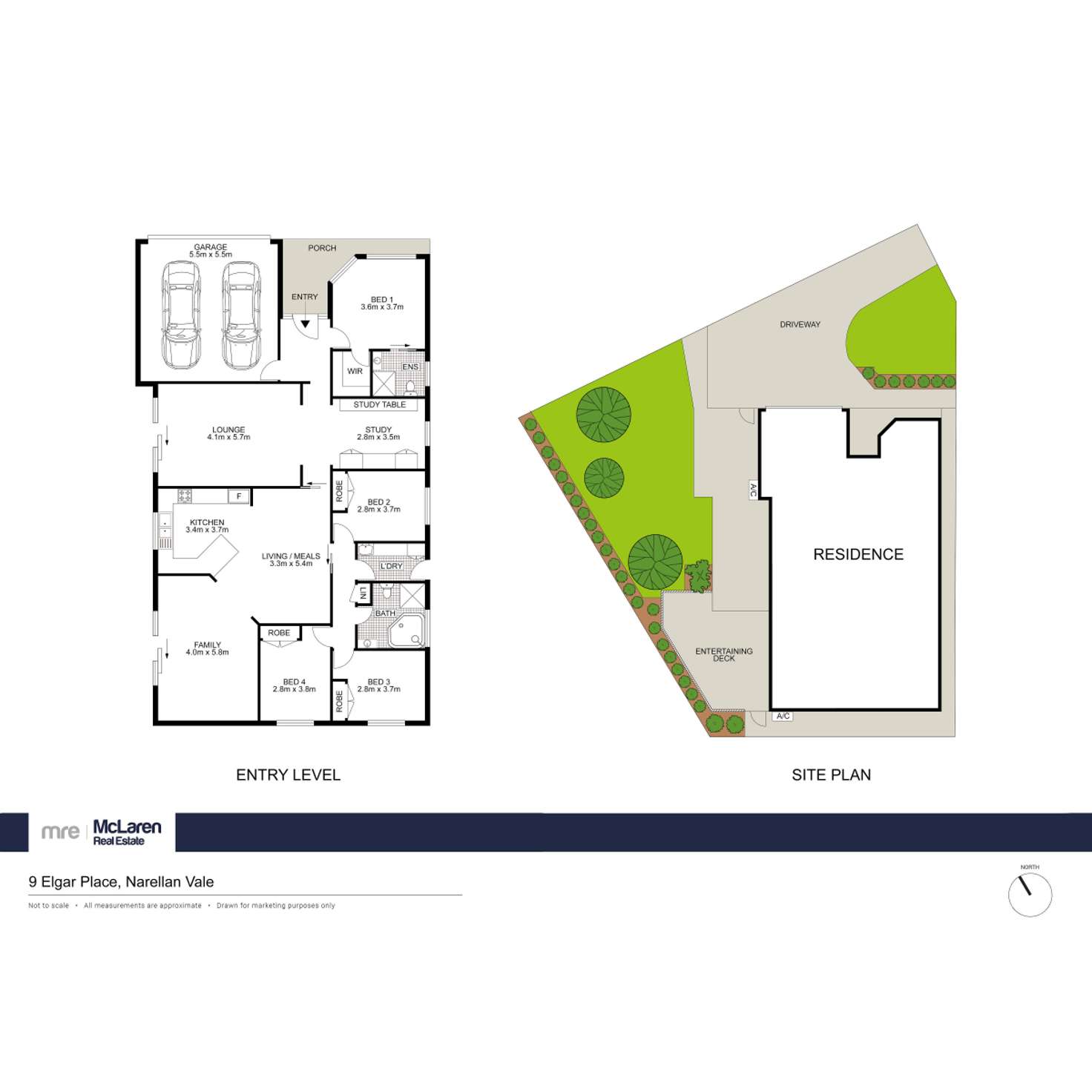 Floorplan of Homely house listing, 9 Elgar Place, Narellan Vale NSW 2567