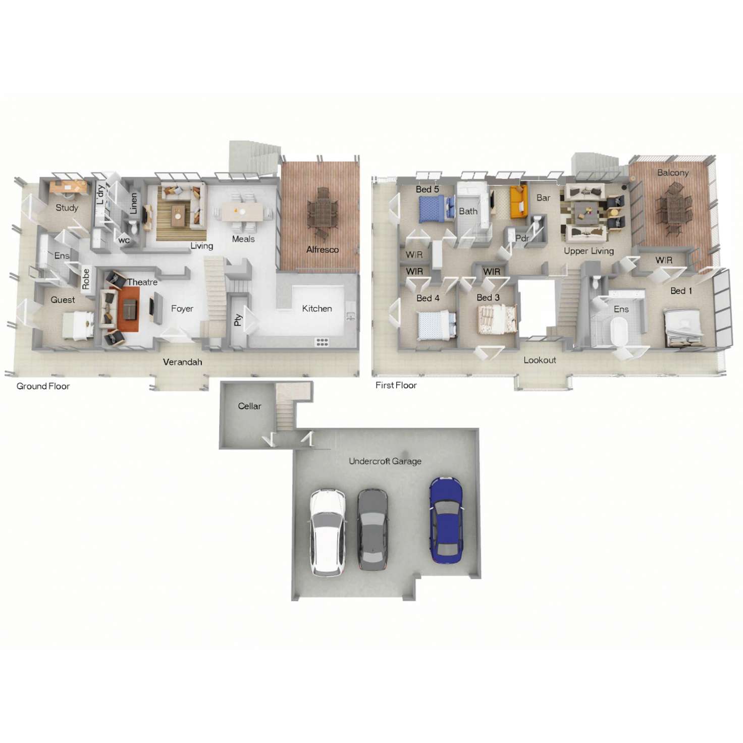 Floorplan of Homely house listing, 10 Observation Circle, Bedfordale WA 6112