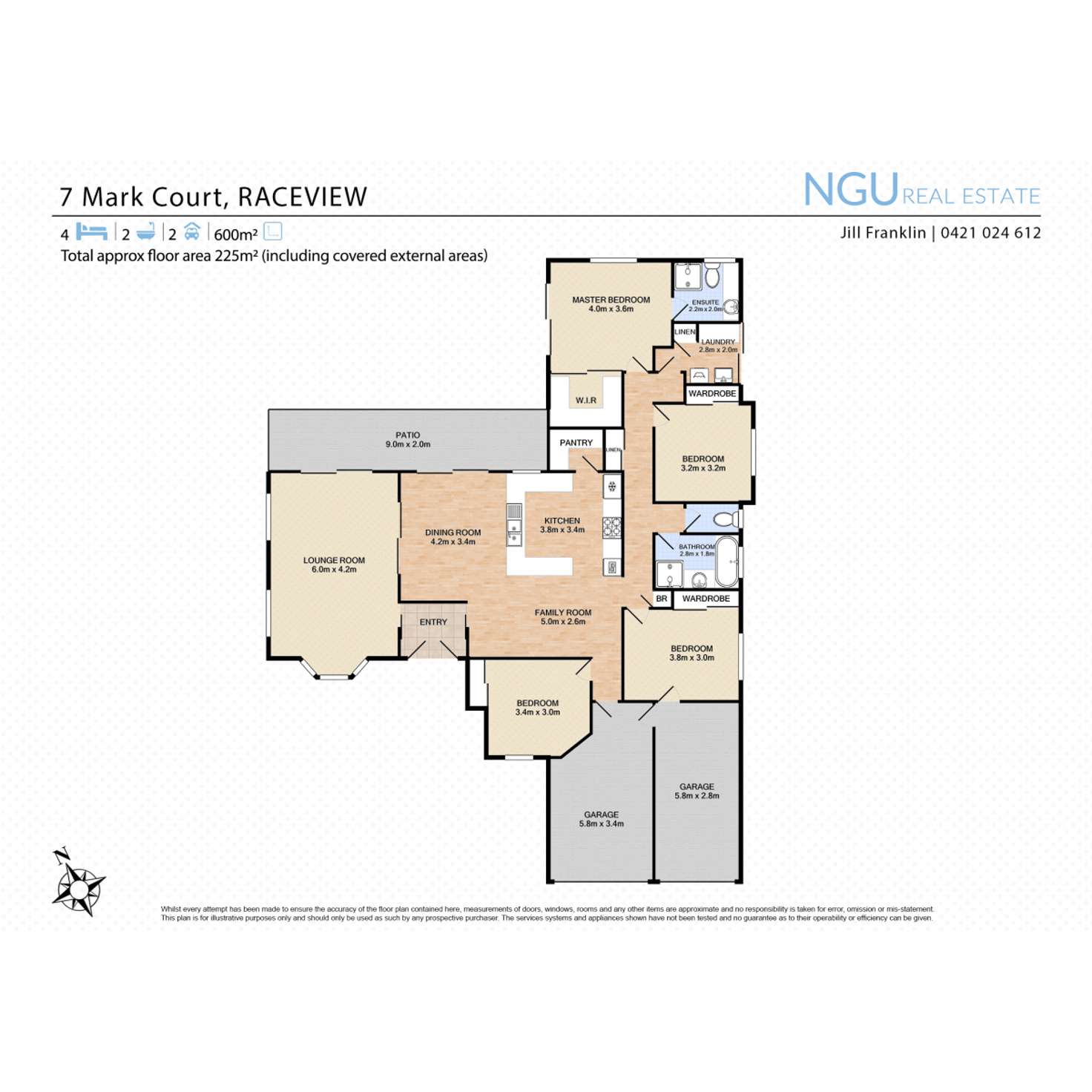Floorplan of Homely house listing, 7 Mark Court, Raceview QLD 4305