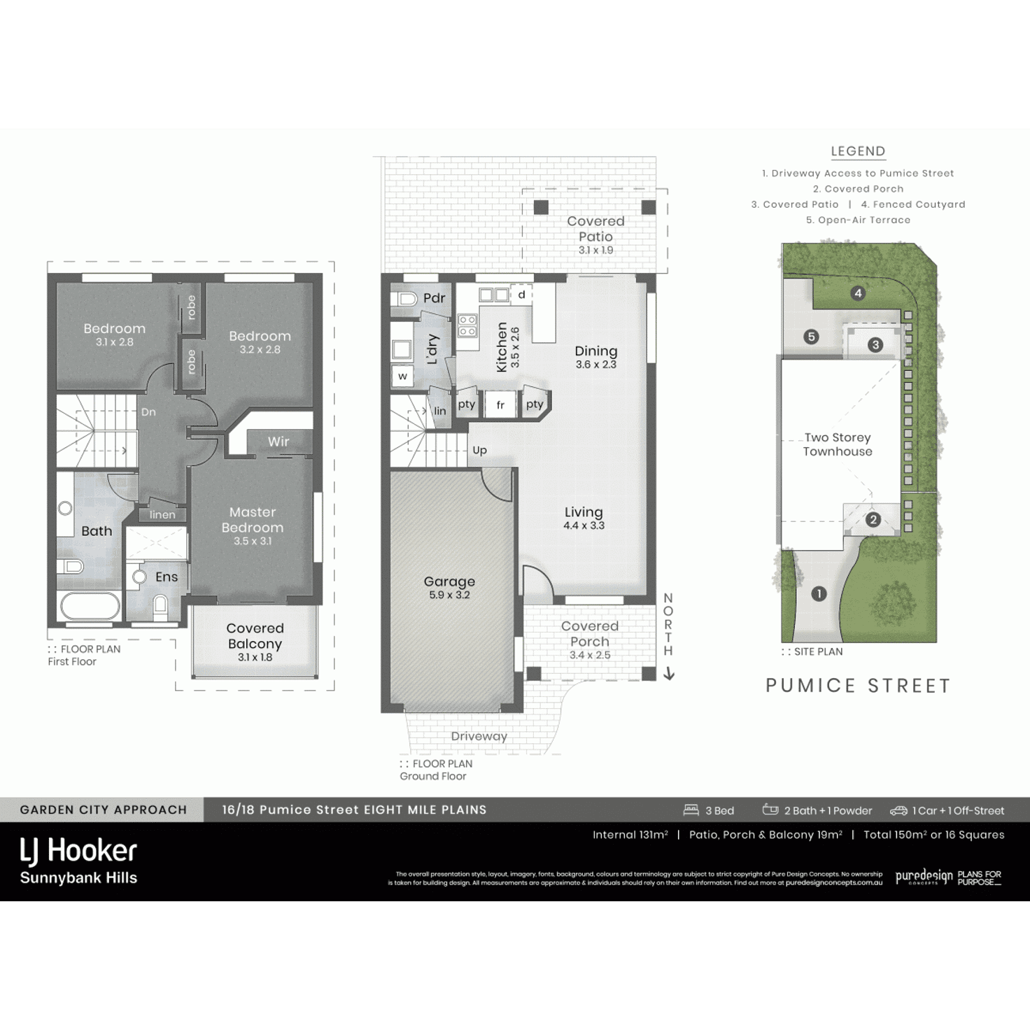 Floorplan of Homely townhouse listing, 16/18 Pumice Street, Eight Mile Plains QLD 4113