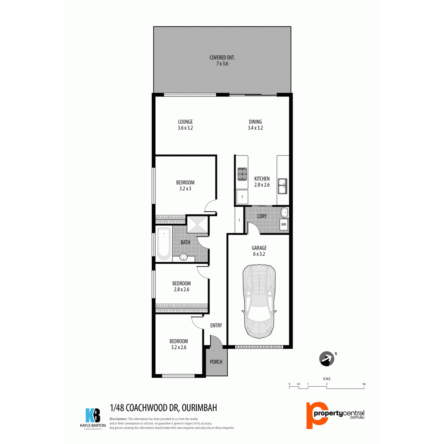 Floorplan of Homely house listing, 1/48 Coachwood Drive, Ourimbah NSW 2258
