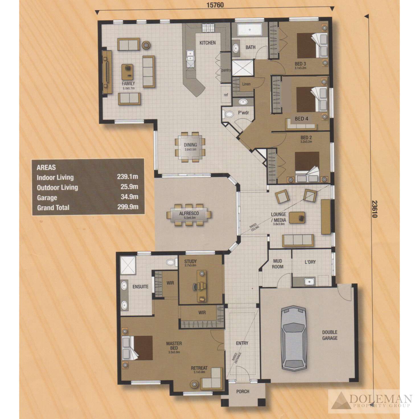 Floorplan of Homely house listing, 4 Emmaville Crescent, Ormeau QLD 4208