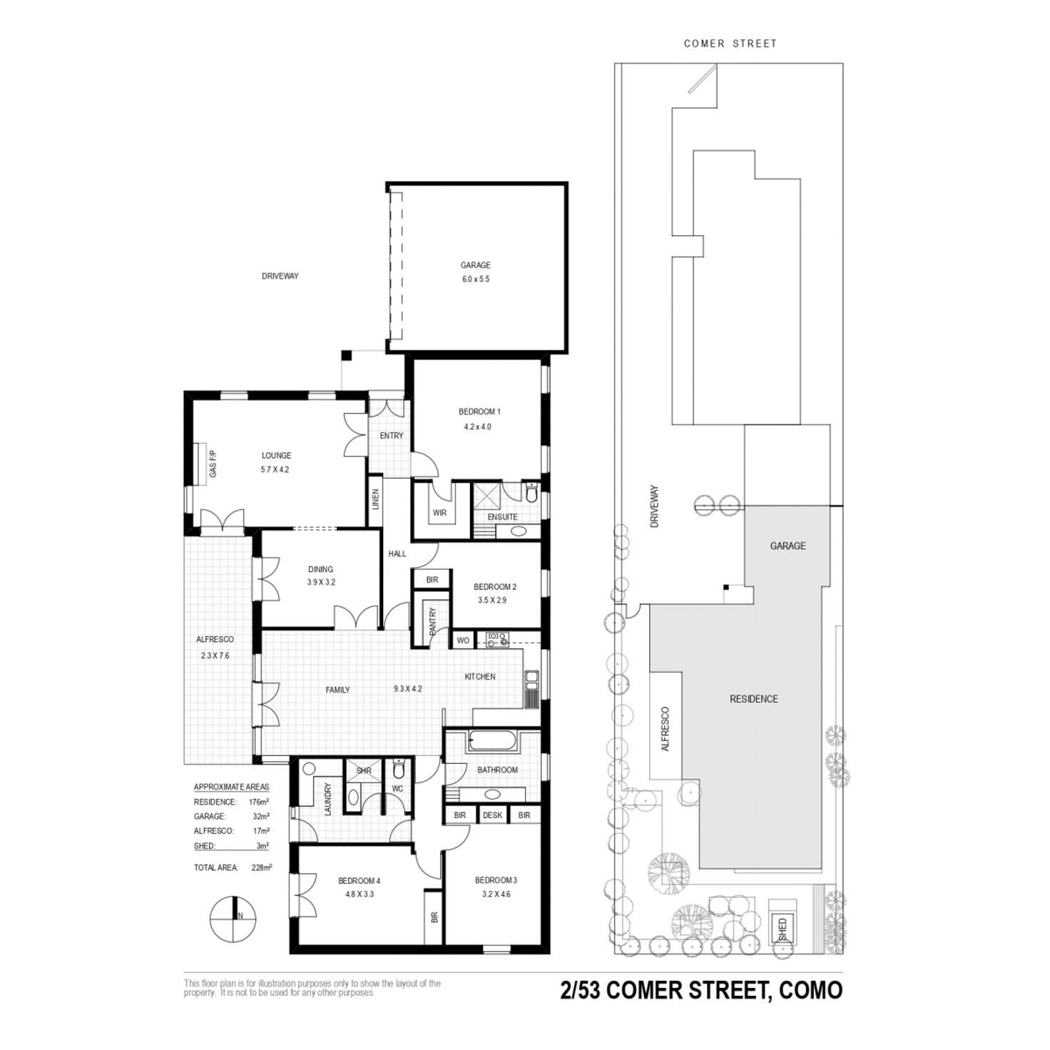 Floorplan of Homely house listing, 2/53 Comer Street, Como WA 6152