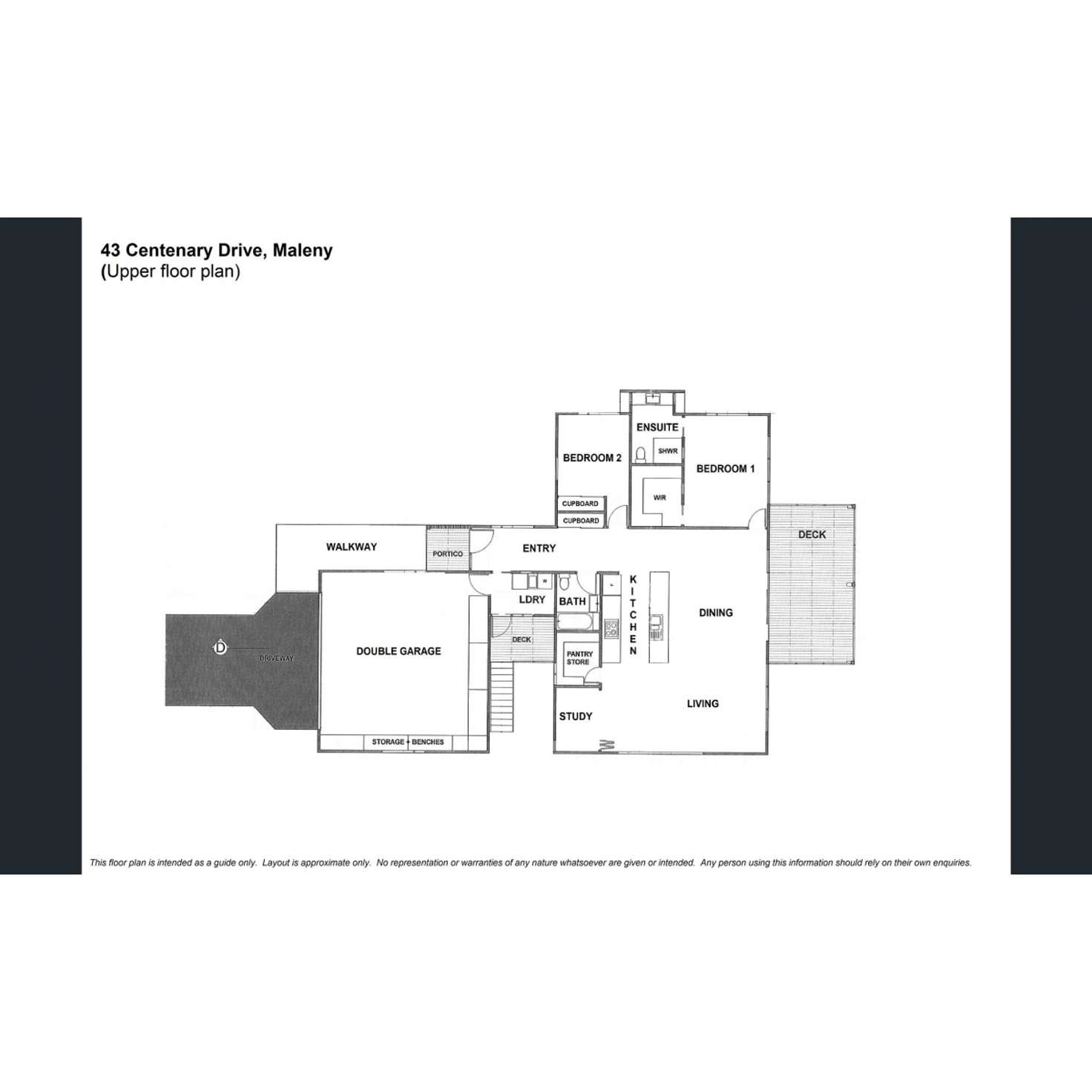 Floorplan of Homely house listing, 43 Centenary Drive, Maleny QLD 4552