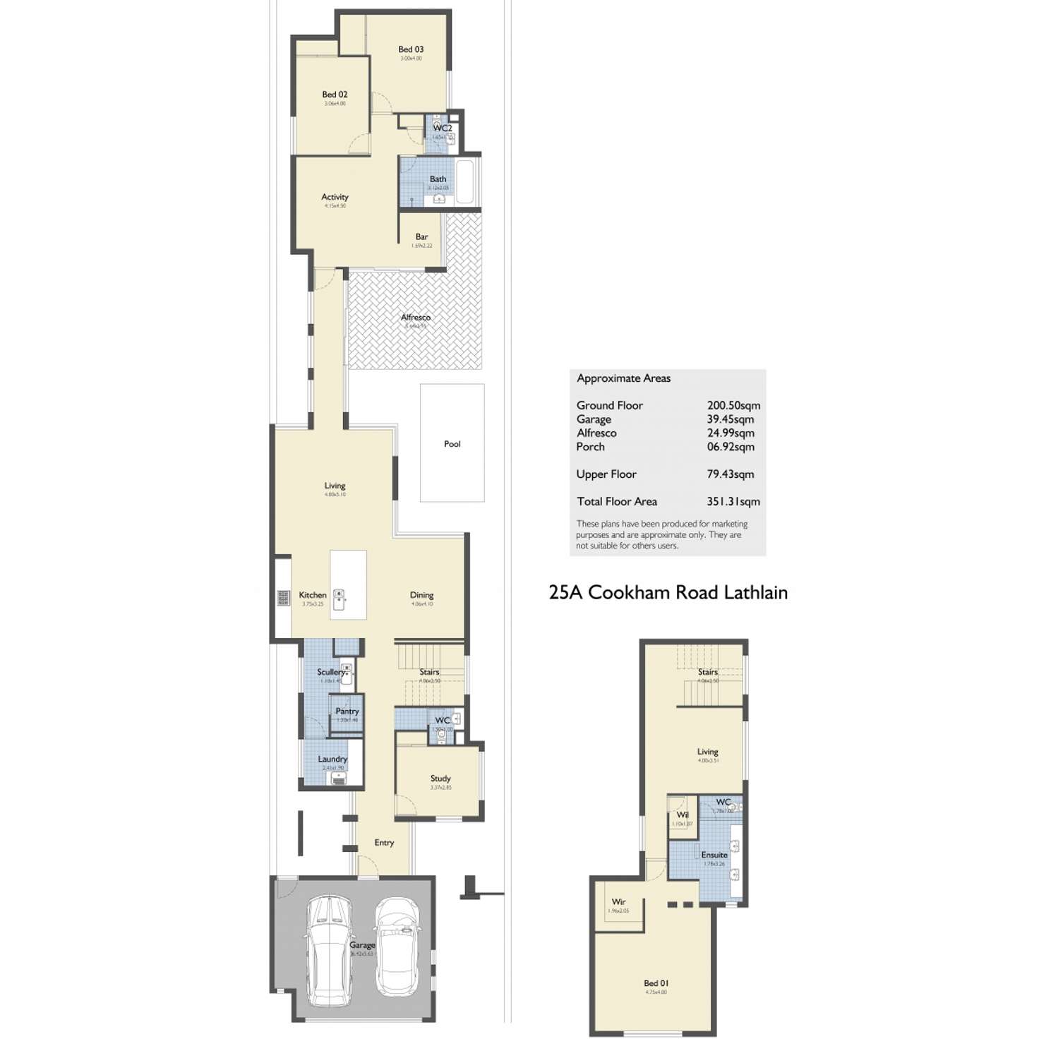 Floorplan of Homely house listing, 25A Cookham Road, Lathlain WA 6100