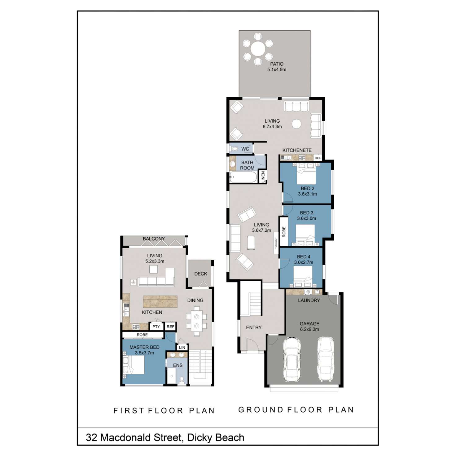 Floorplan of Homely house listing, 32 MacDonald Street, Dicky Beach QLD 4551