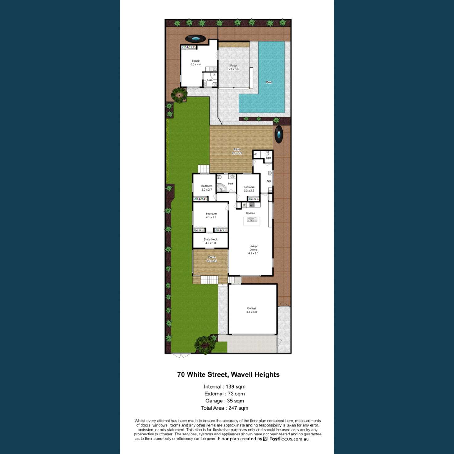 Floorplan of Homely house listing, 70 White Street, Wavell Heights QLD 4012