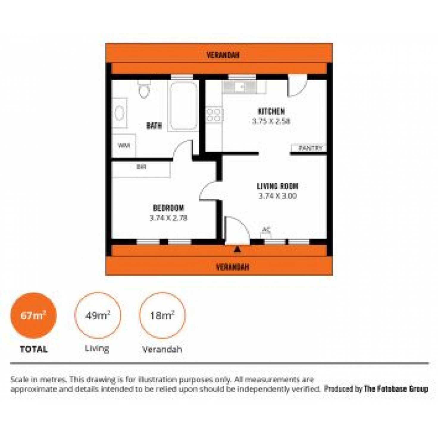 Floorplan of Homely unit listing, 10/44 Jervois Avenue, Magill SA 5072