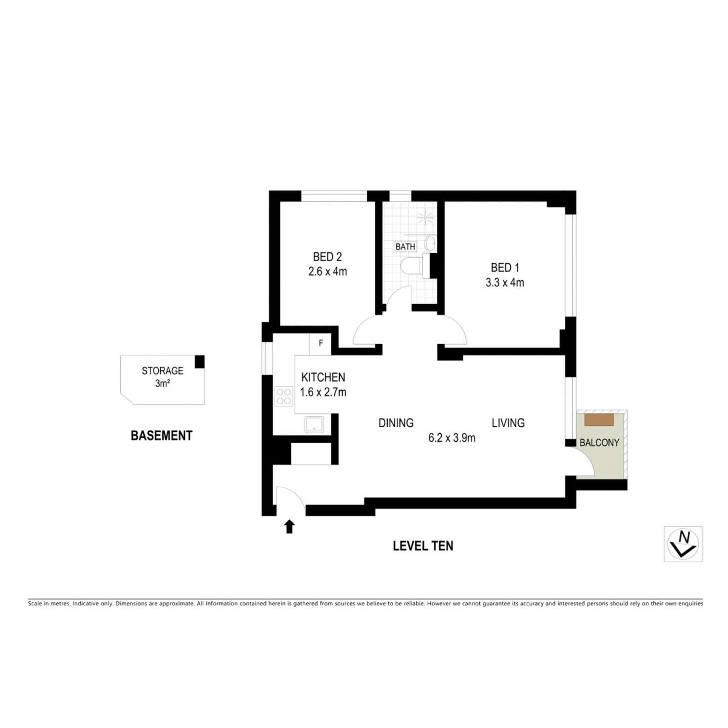 Floorplan of Homely apartment listing, 40/8 Fullerton Street, Woollahra NSW 2025