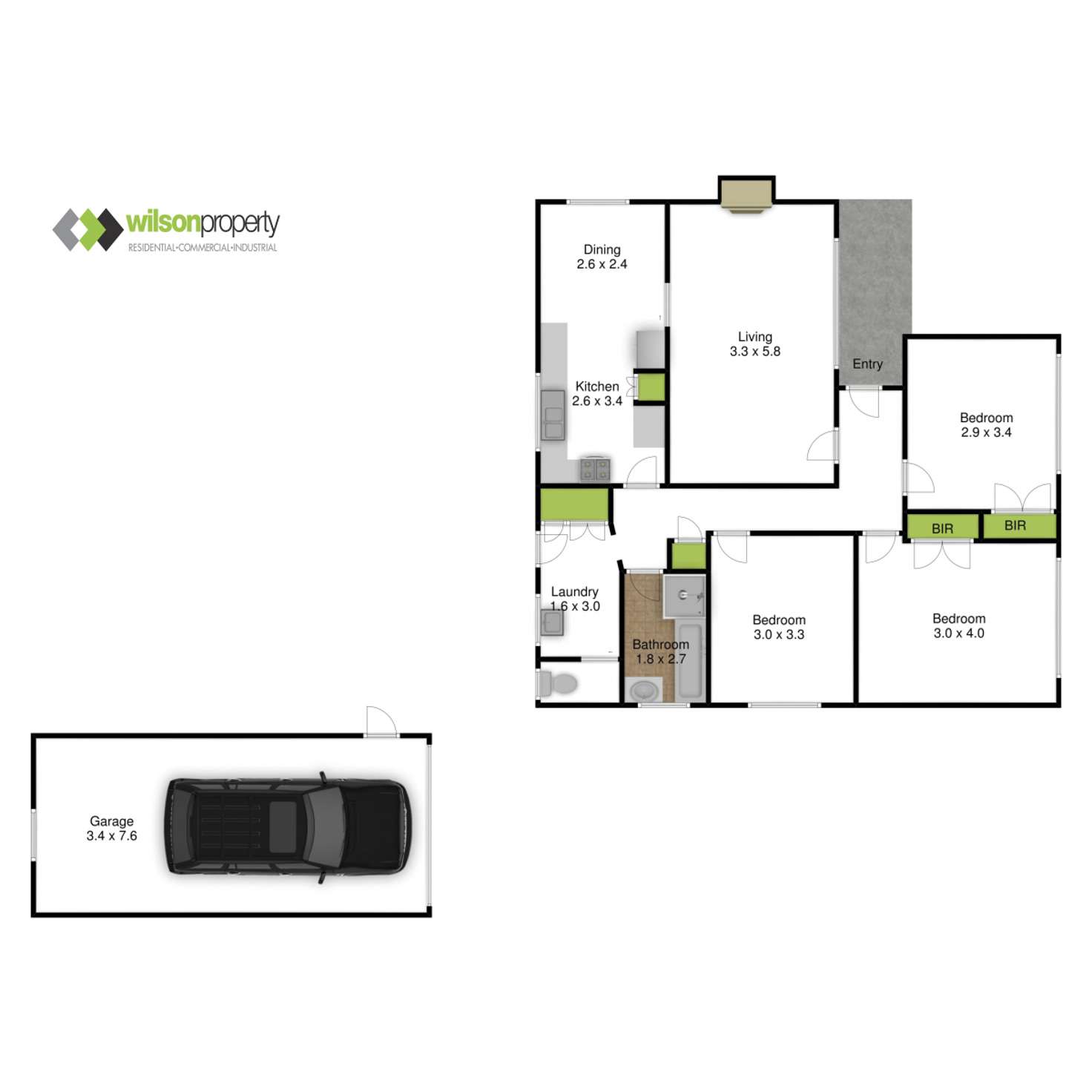 Floorplan of Homely house listing, 3 Chamberlain Court, Traralgon VIC 3844
