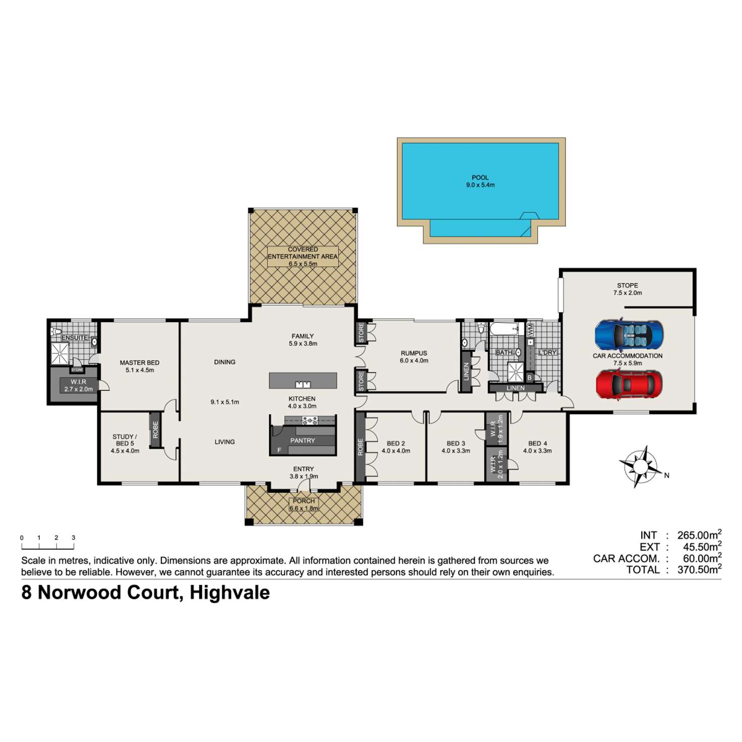 Floorplan of Homely house listing, 8 Norwood Court, Highvale QLD 4520