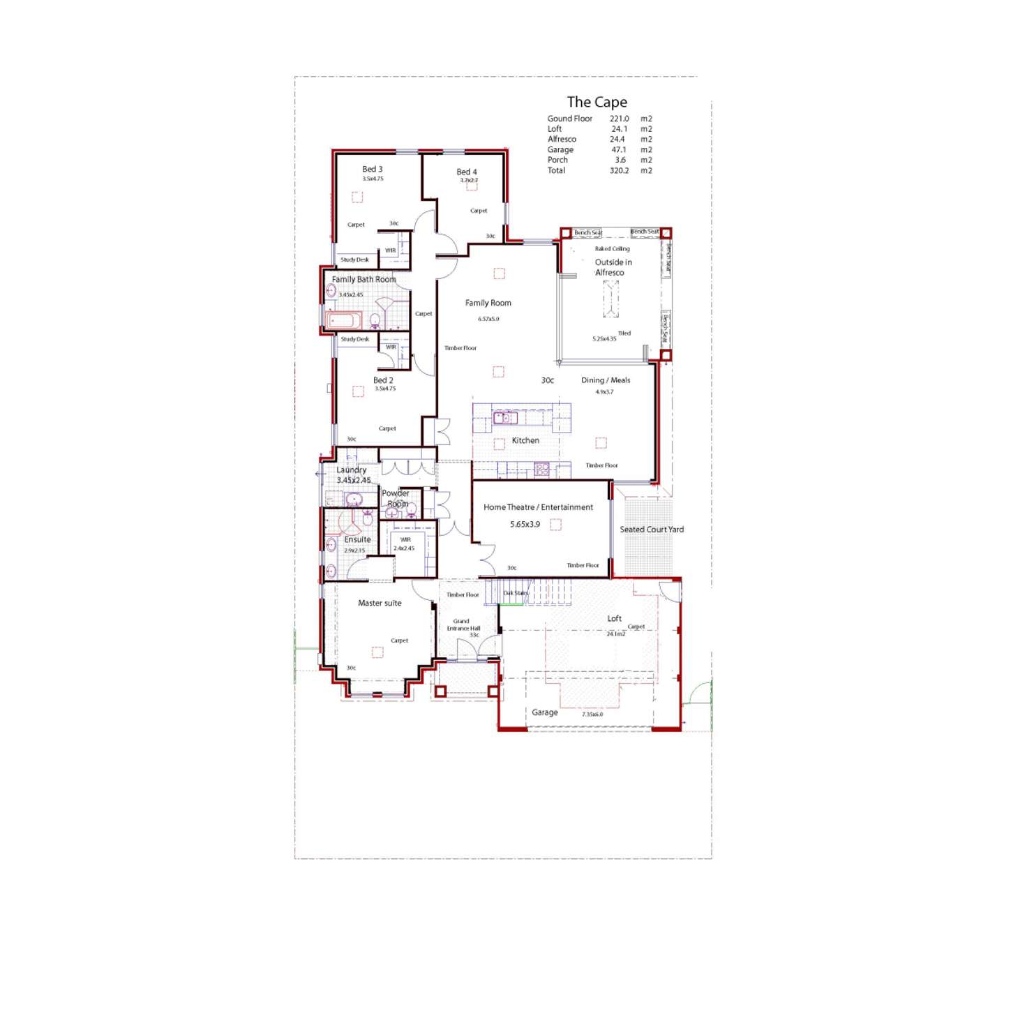 Floorplan of Homely house listing, 3 Brigantine Drive, Jindalee WA 6036