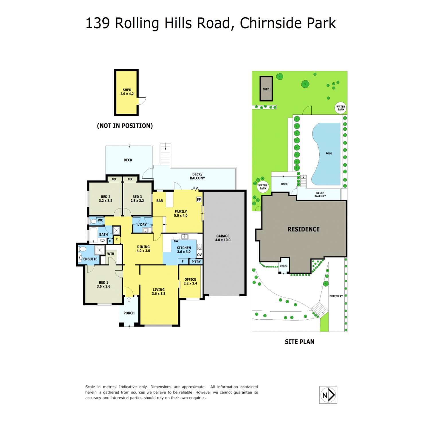 Floorplan of Homely house listing, 139 Rolling Hills Road, Chirnside Park VIC 3116