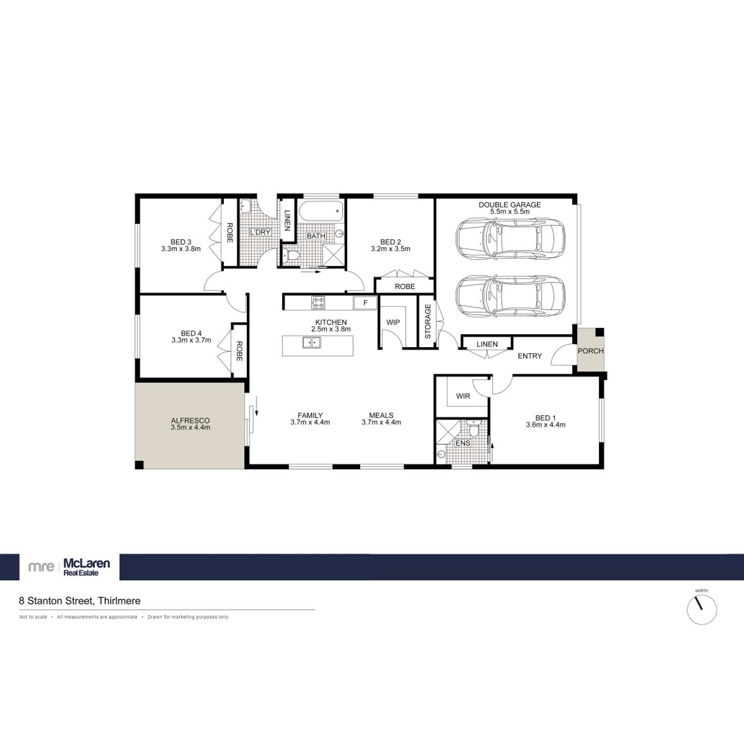 Floorplan of Homely house listing, 8 Stanton Street, Thirlmere NSW 2572