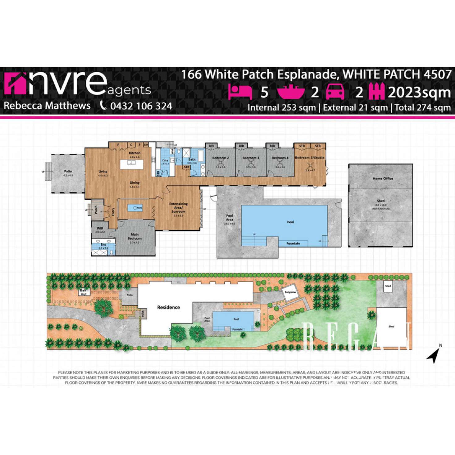 Floorplan of Homely house listing, 166 White Patch Esplande, White Patch QLD 4507