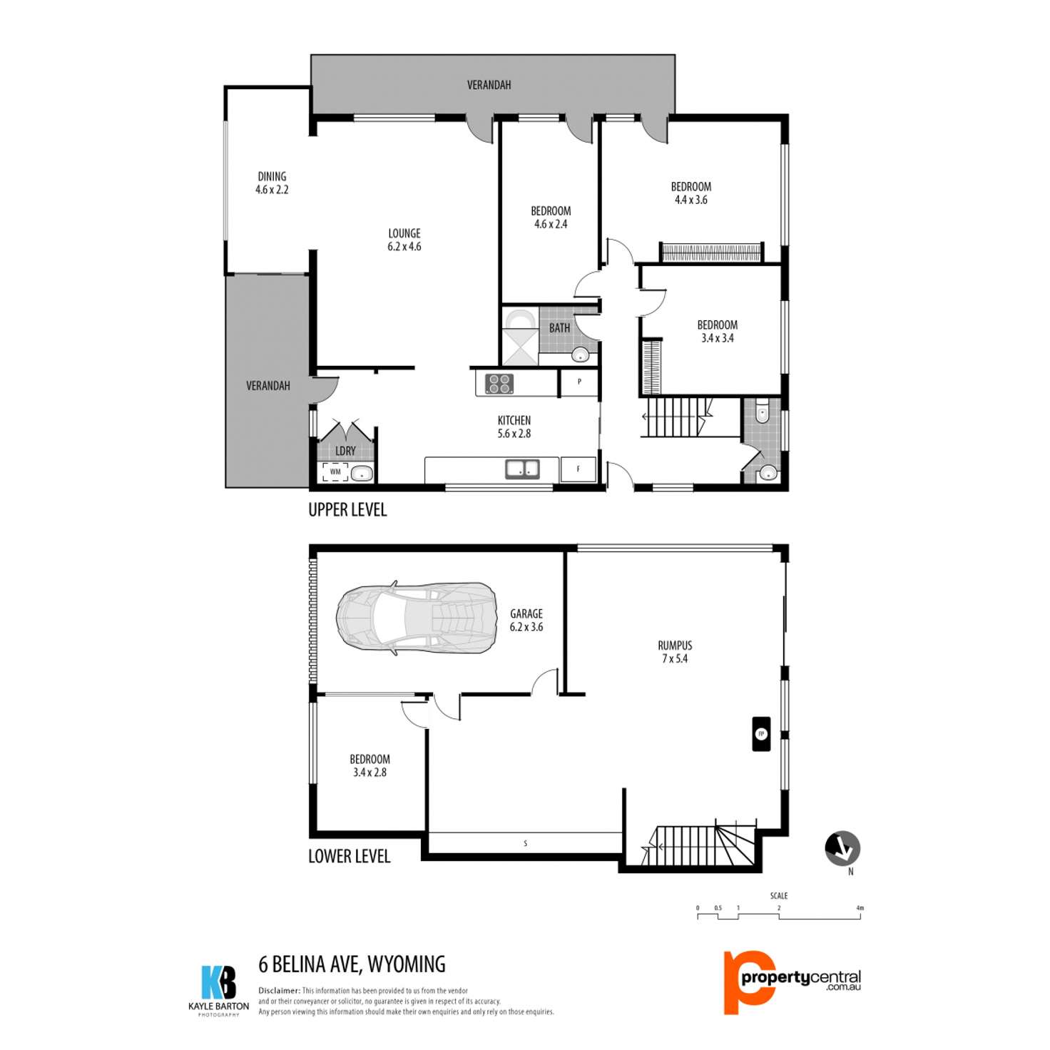 Floorplan of Homely house listing, 6 Belina Avenue, Wyoming NSW 2250