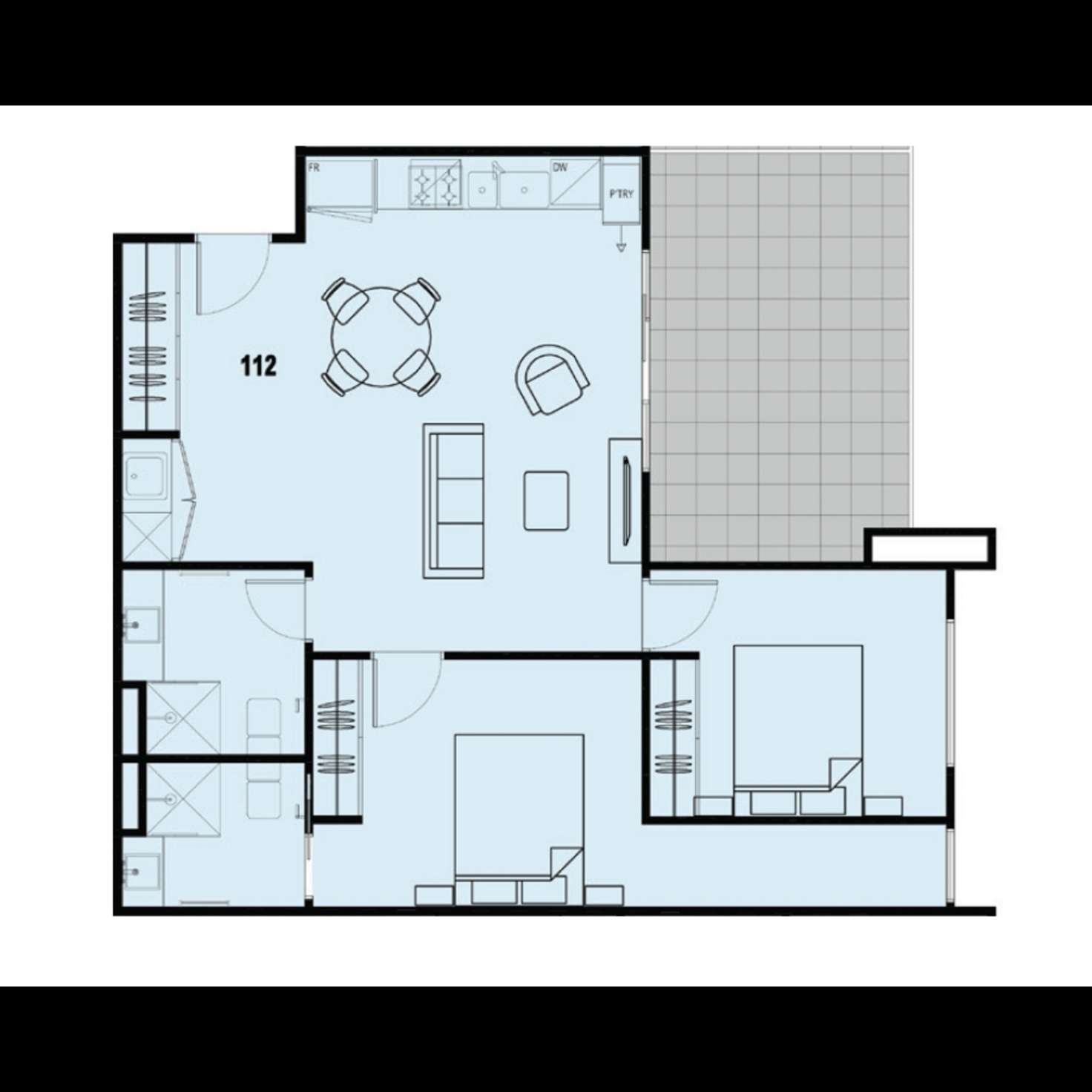 Floorplan of Homely apartment listing, 112/121 Murrumbeena Road, Murrumbeena VIC 3163