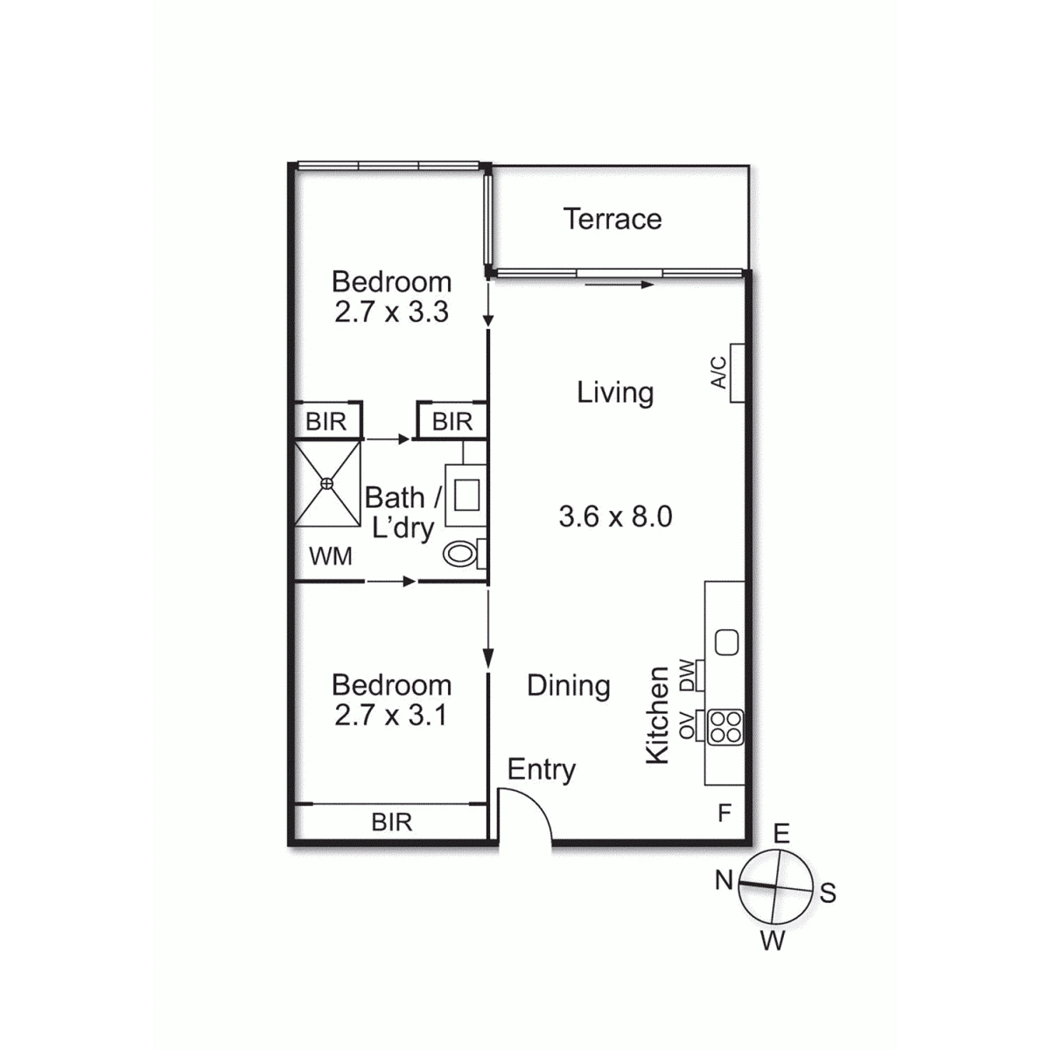 Floorplan of Homely apartment listing, 413/39 Coventry Street, Southbank VIC 3006