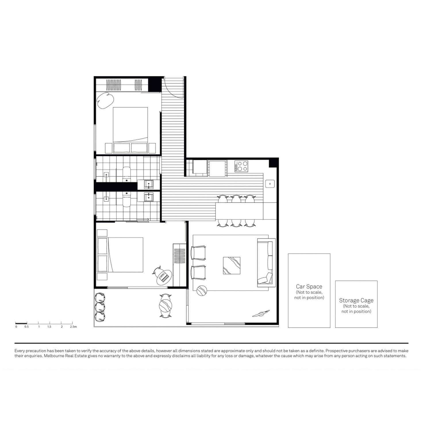 Floorplan of Homely apartment listing, 417/8 Olive York Way, Brunswick West VIC 3055