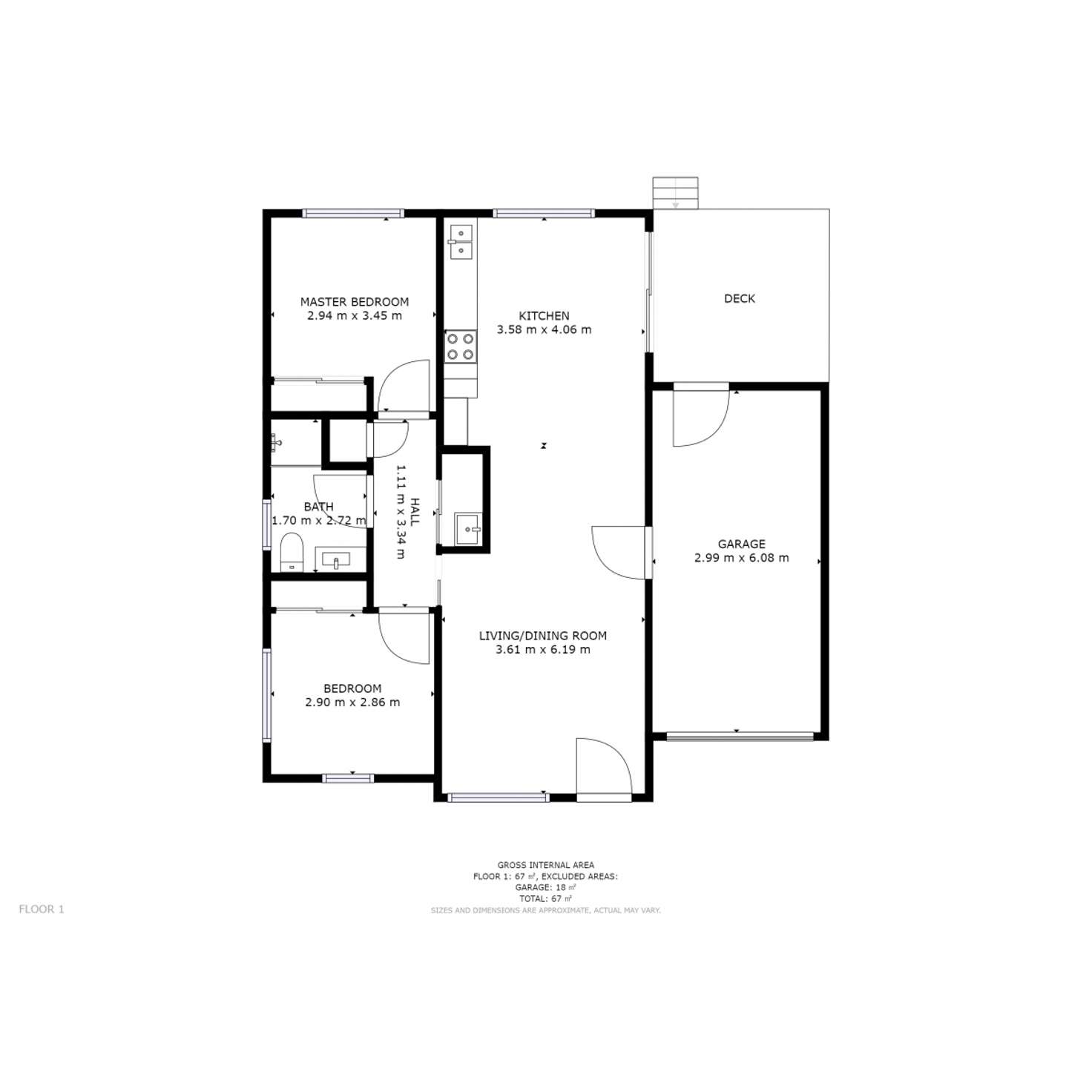 Floorplan of Homely house listing, 4C Bowden Drive, Bridgewater TAS 7030