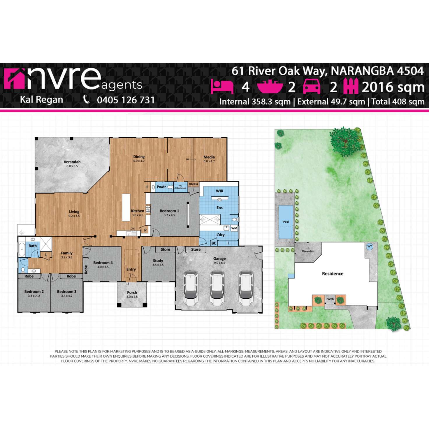 Floorplan of Homely house listing, 61 River Oak Way, Narangba QLD 4504