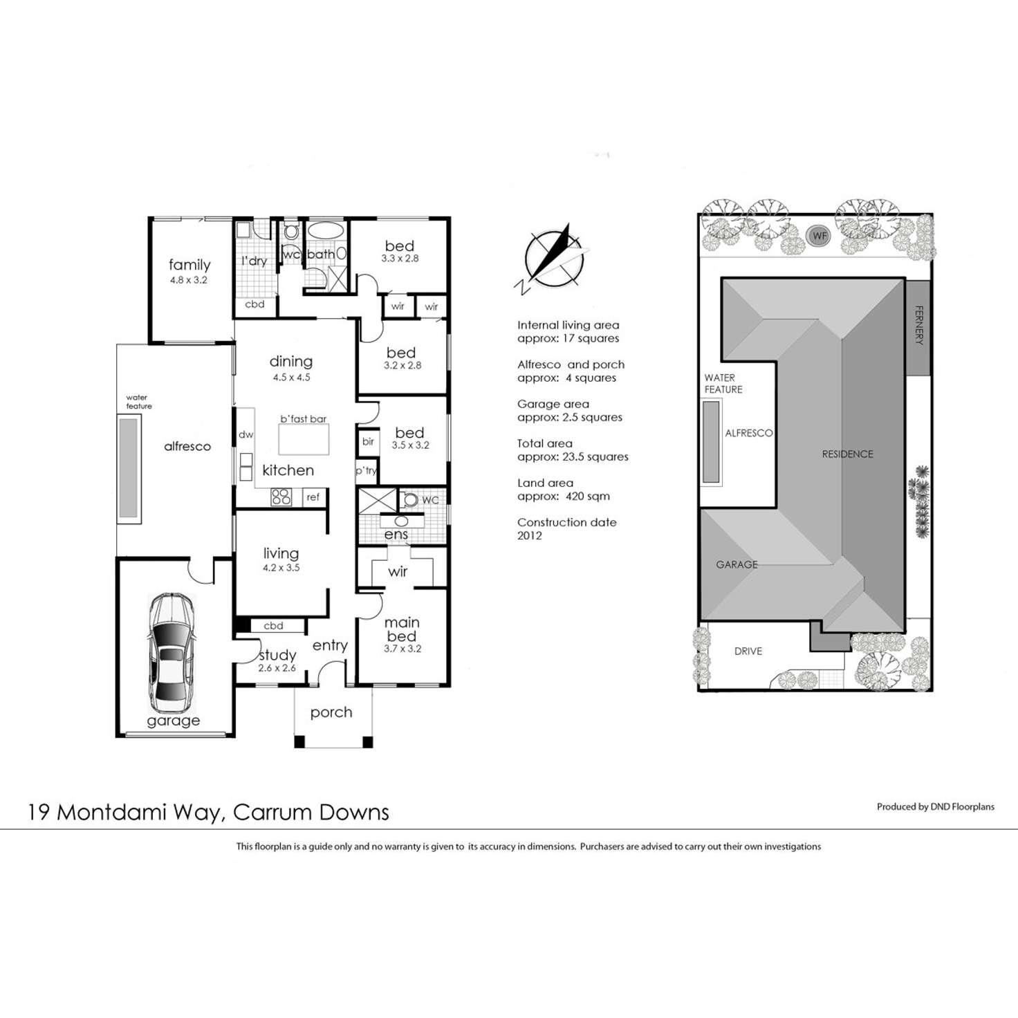 Floorplan of Homely house listing, 19 Montdami Way, Carrum Downs VIC 3201
