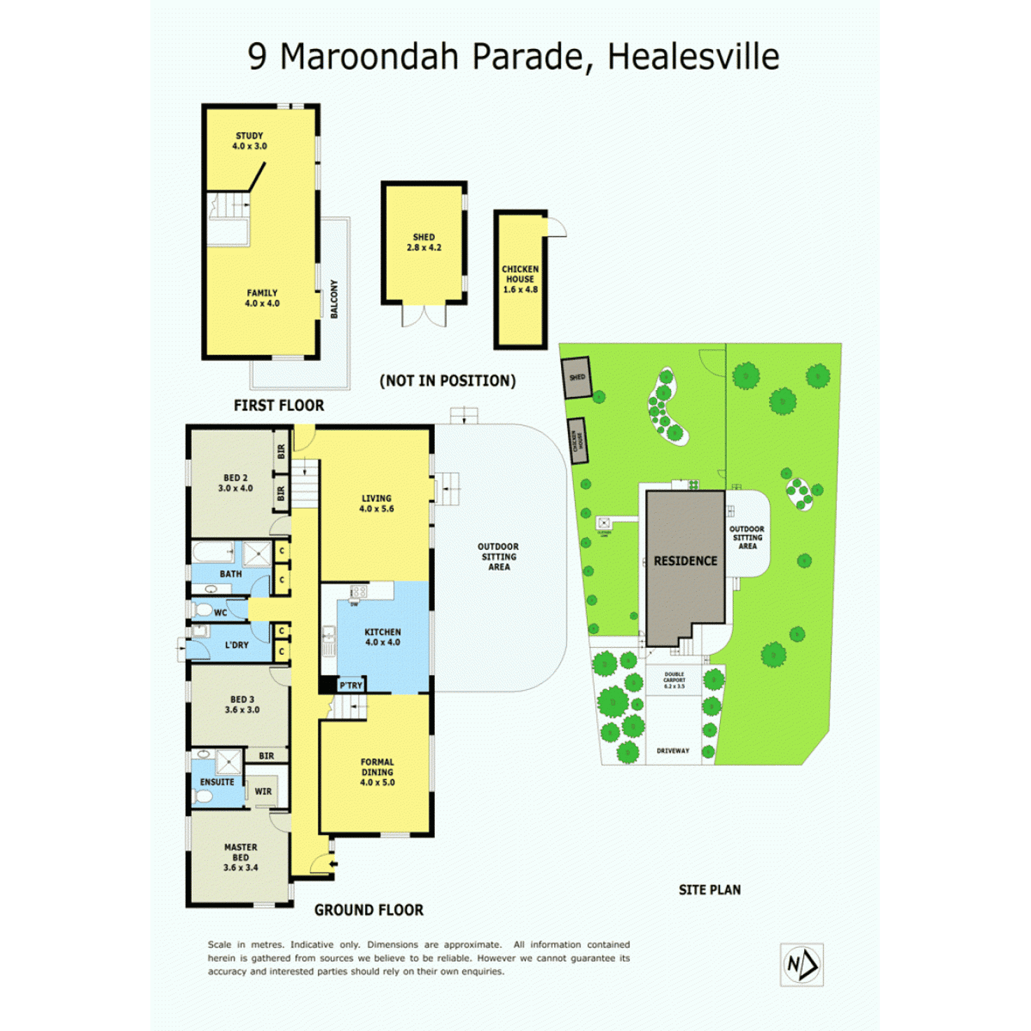 Floorplan of Homely house listing, 9 Maroondah Parade, Healesville VIC 3777