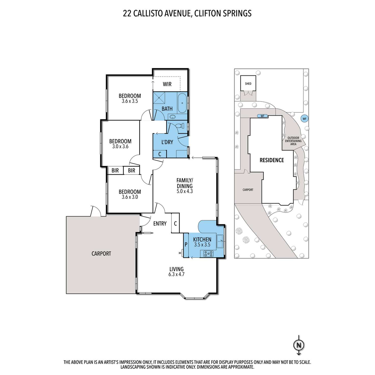 Floorplan of Homely house listing, 22 Callisto Avenue, Clifton Springs VIC 3222