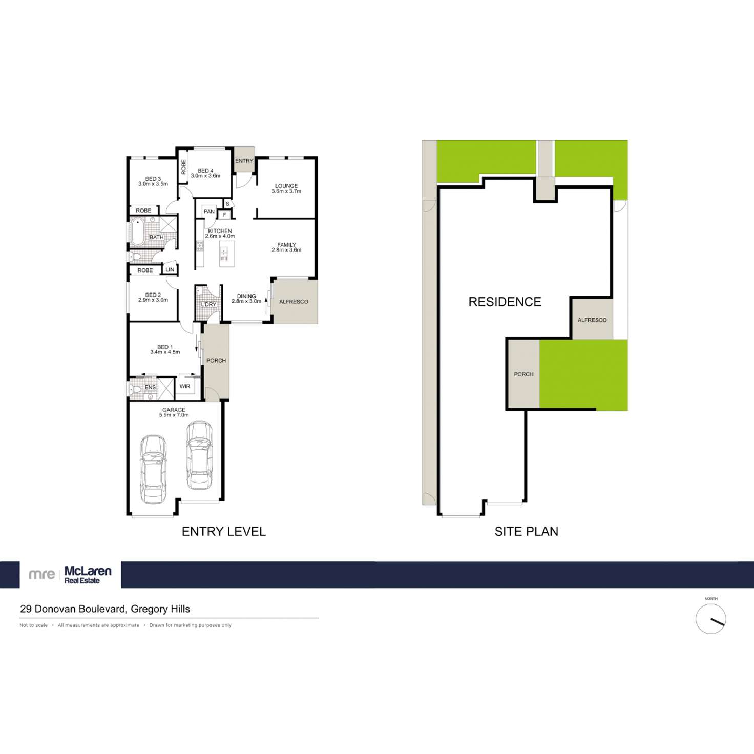 Floorplan of Homely house listing, 29 Donovan Boulevard, Gregory Hills NSW 2557