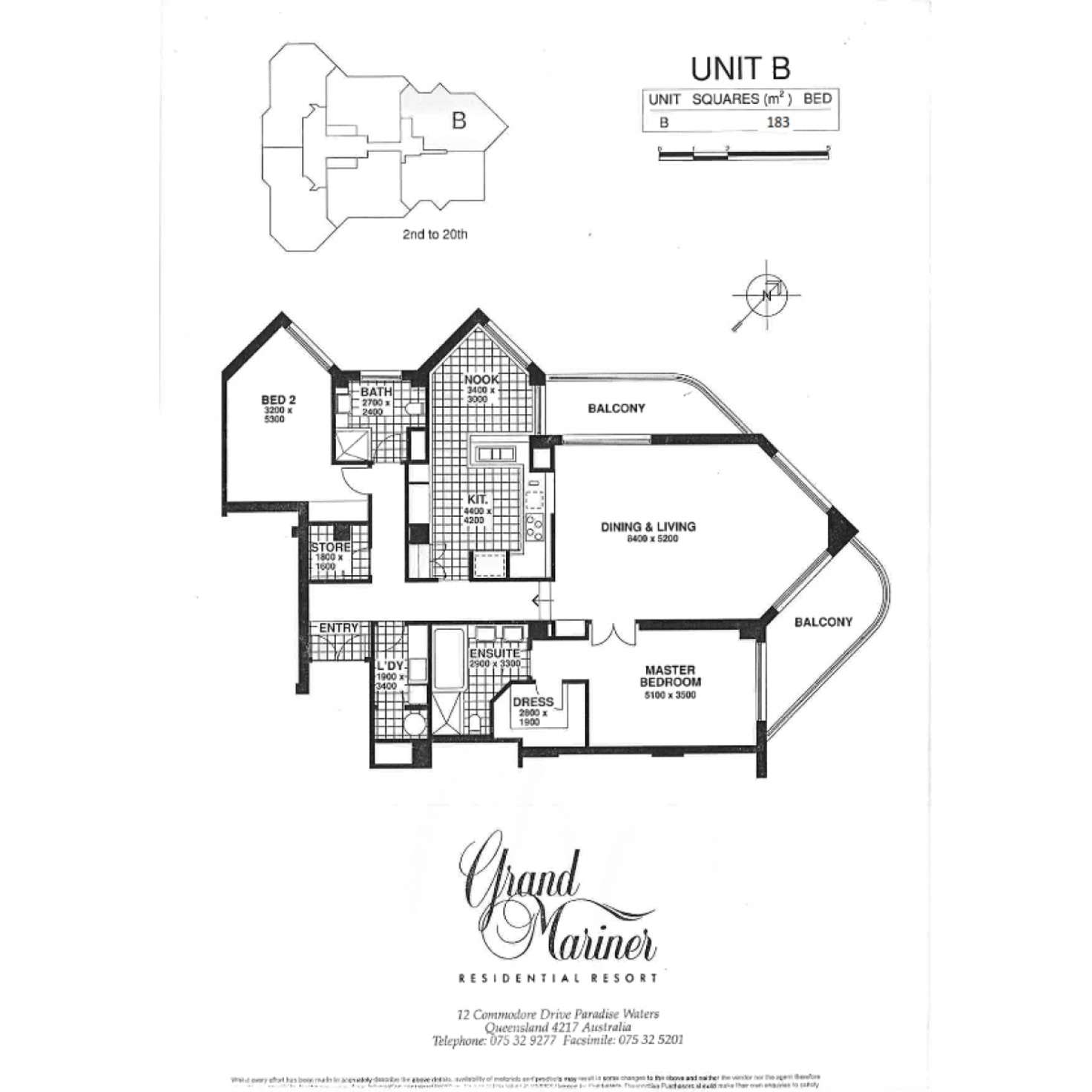 Floorplan of Homely apartment listing, 22/12 Commodore Drive, Paradise Waters QLD 4217
