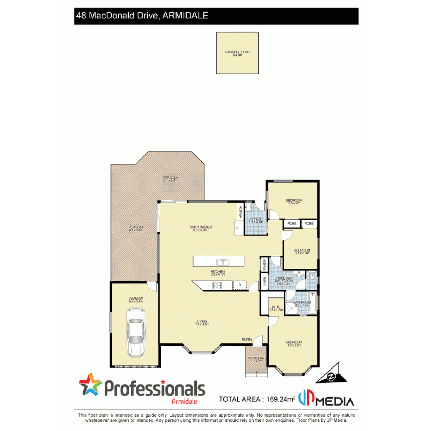 Floorplan of Homely house listing, 48 MacDonald Drive, Armidale NSW 2350