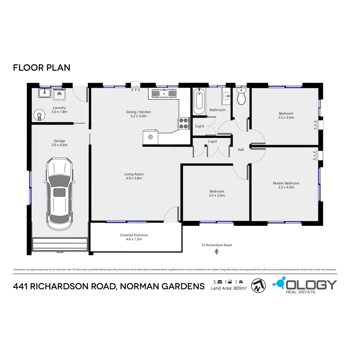 Floorplan of Homely house listing, 441 Richardson Road, Norman Gardens QLD 4701