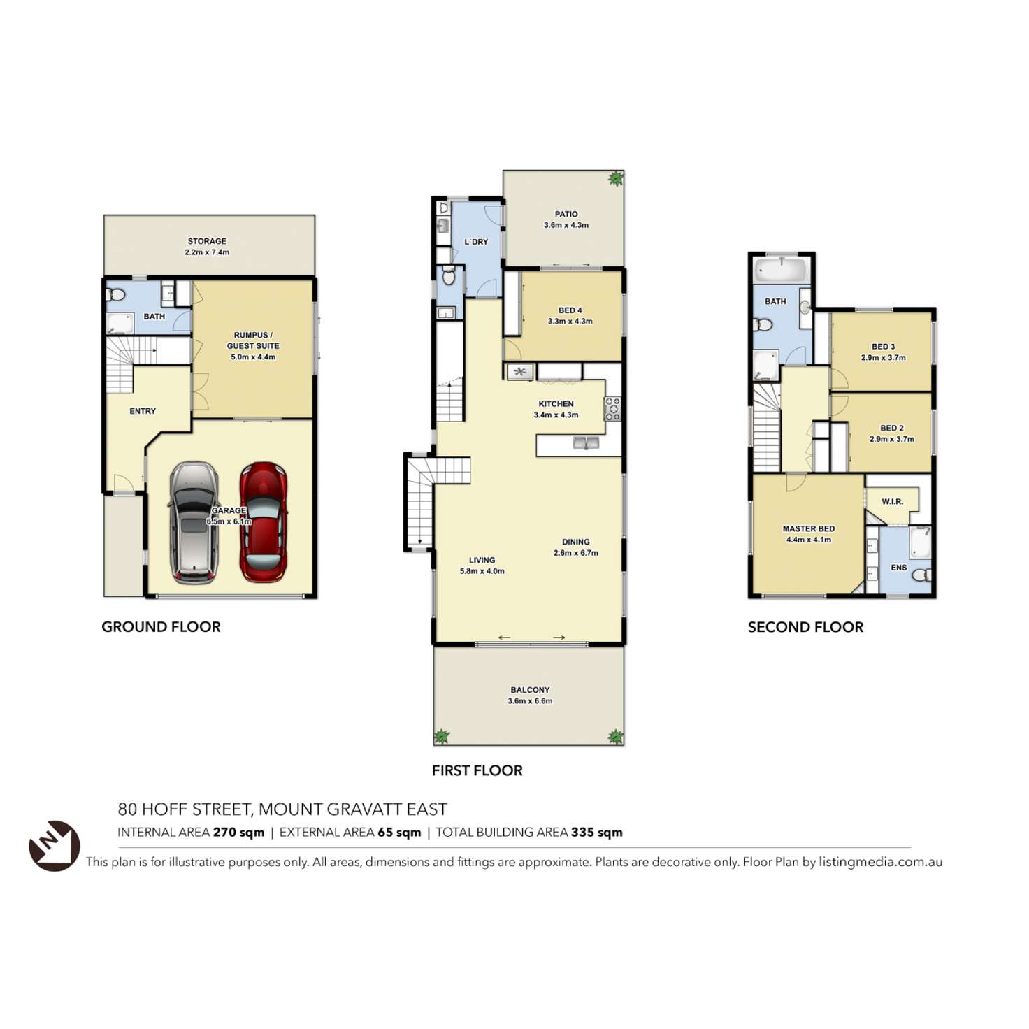 Floorplan of Homely house listing, 80 Hoff Street, Mount Gravatt East QLD 4122