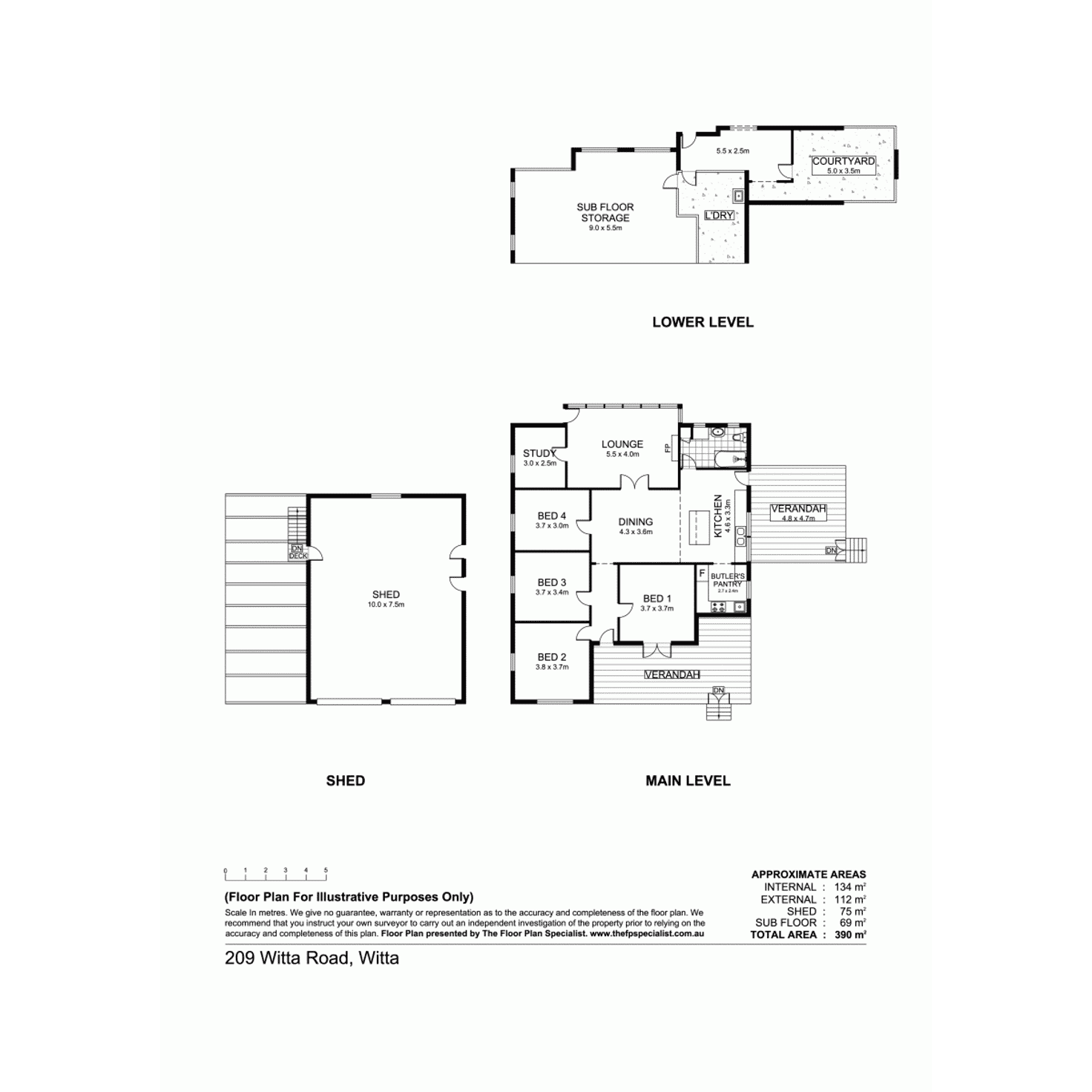 Floorplan of Homely house listing, 209 Witta Road, Witta QLD 4552