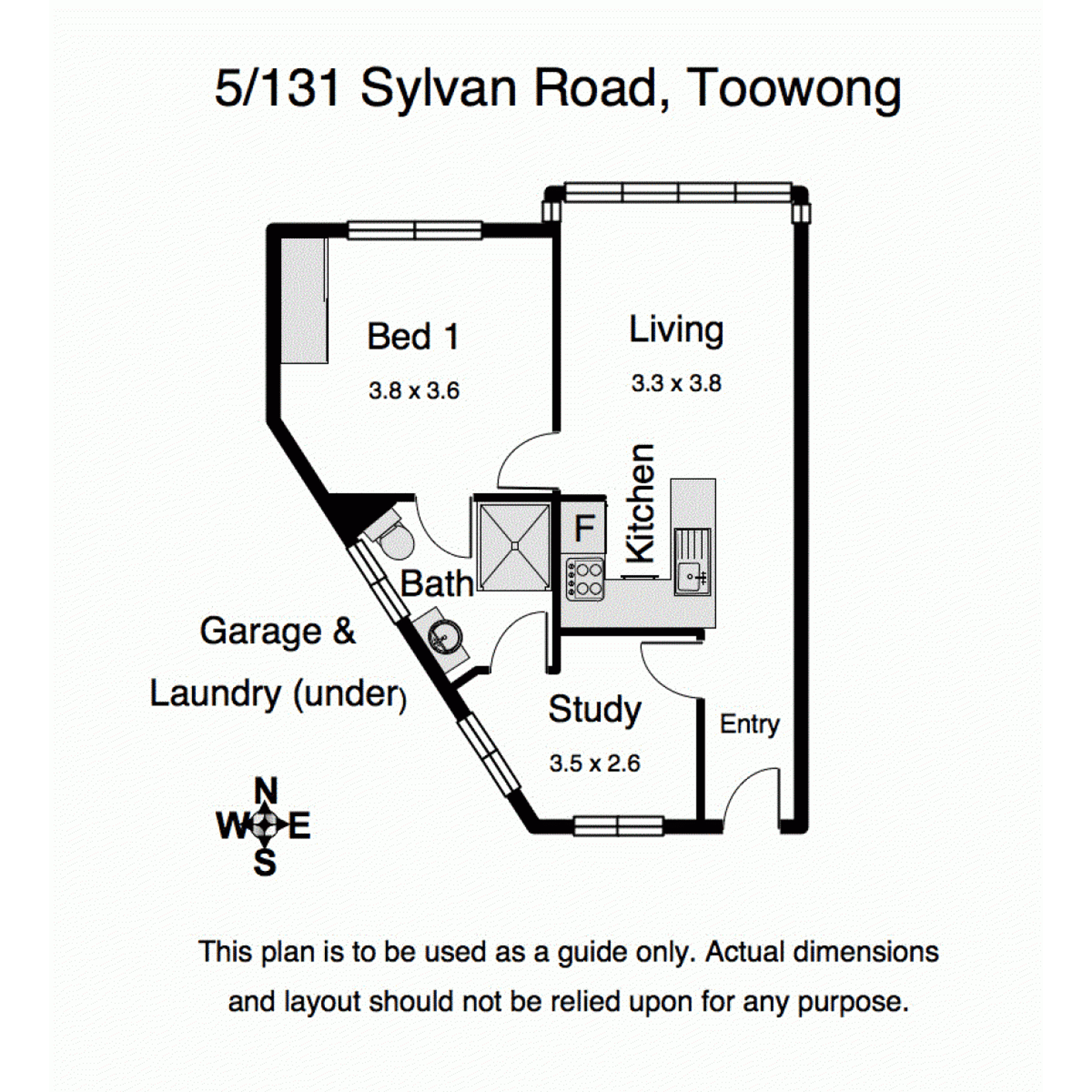 Floorplan of Homely unit listing, 5/131 Sylvan Road, Toowong QLD 4066