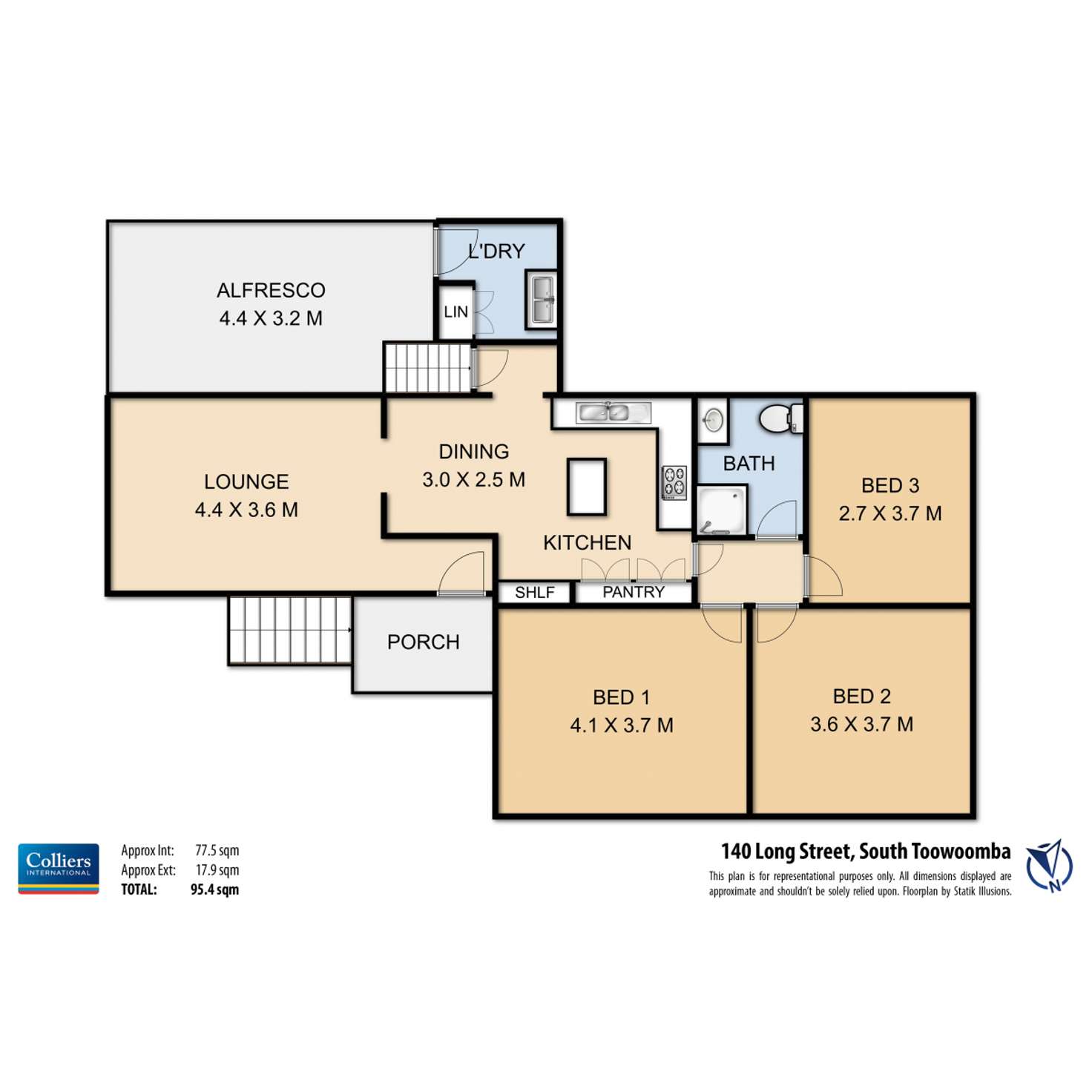 Floorplan of Homely house listing, 140 Long Street, South Toowoomba QLD 4350