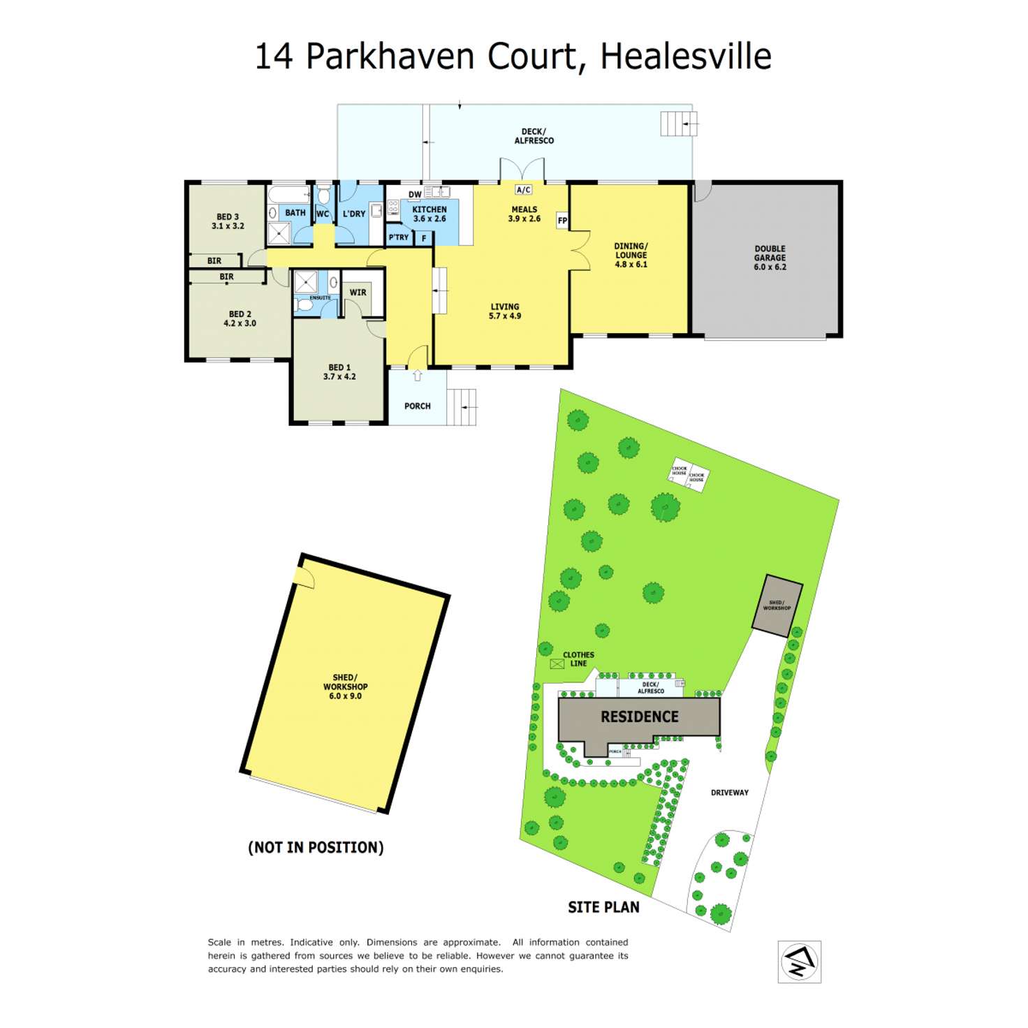 Floorplan of Homely house listing, 14 Parkhaven Court, Healesville VIC 3777