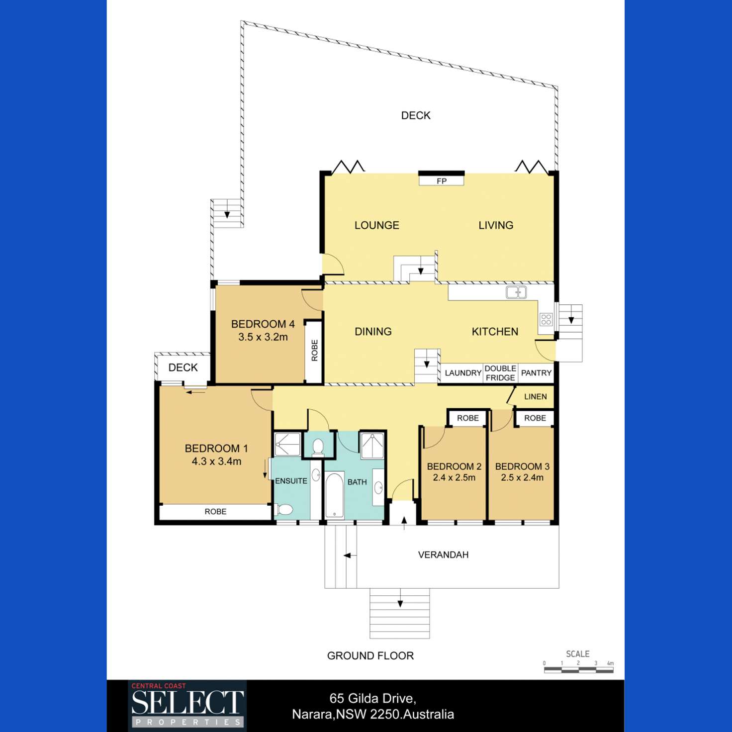 Floorplan of Homely house listing, 65 Gilda Drive, Narara NSW 2250