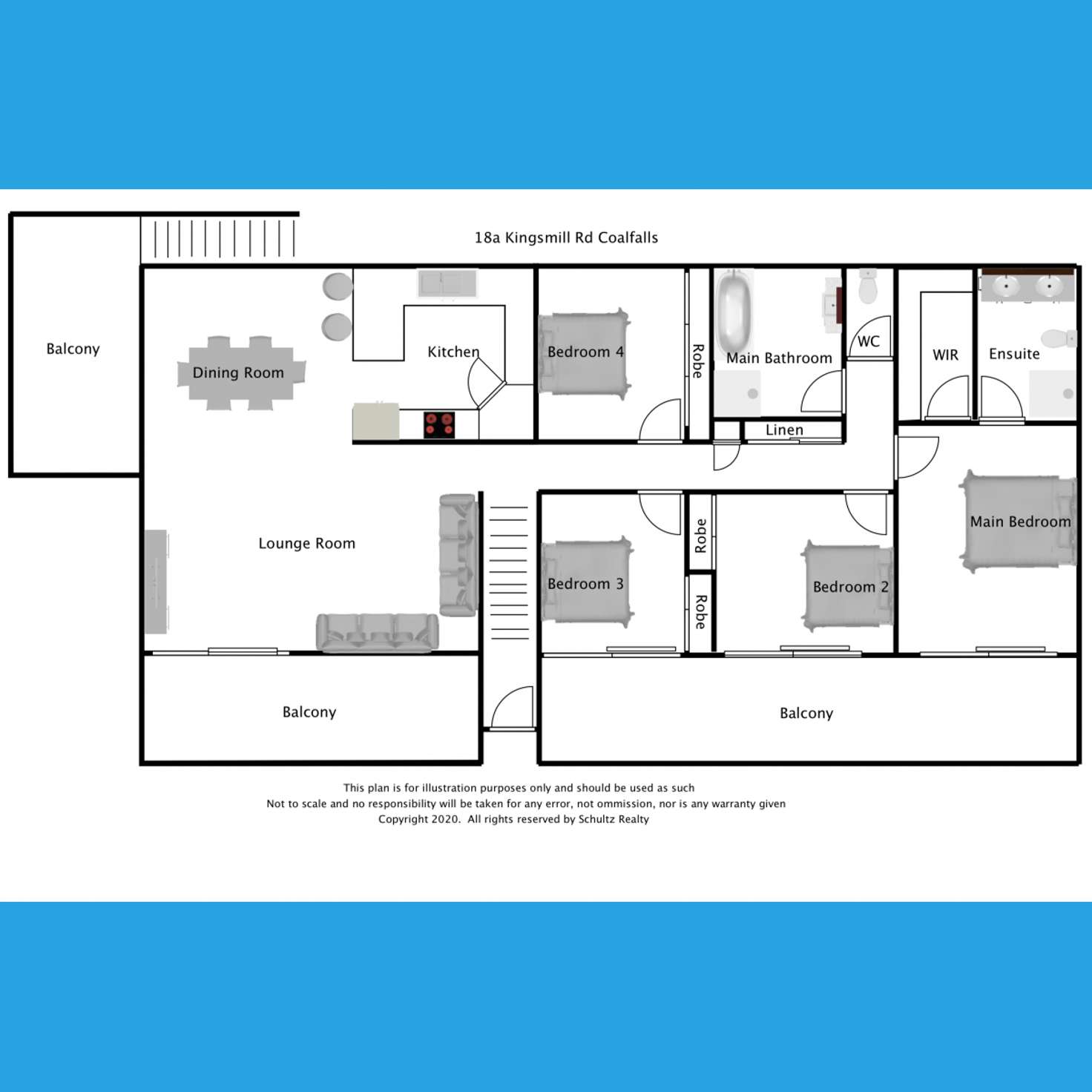 Floorplan of Homely house listing, 18a Kingsmill Road, Coalfalls QLD 4305